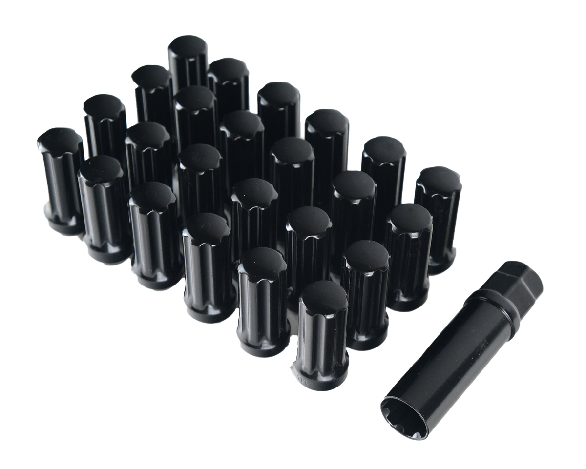 Falcon Wheels | M14x1.5 Spline Lug Nut W/Key 24pc