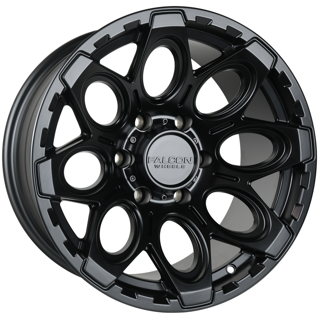 T6 - Matte Black 17x9 | Best Price in 2025 at Falcon Off-Road Wheels