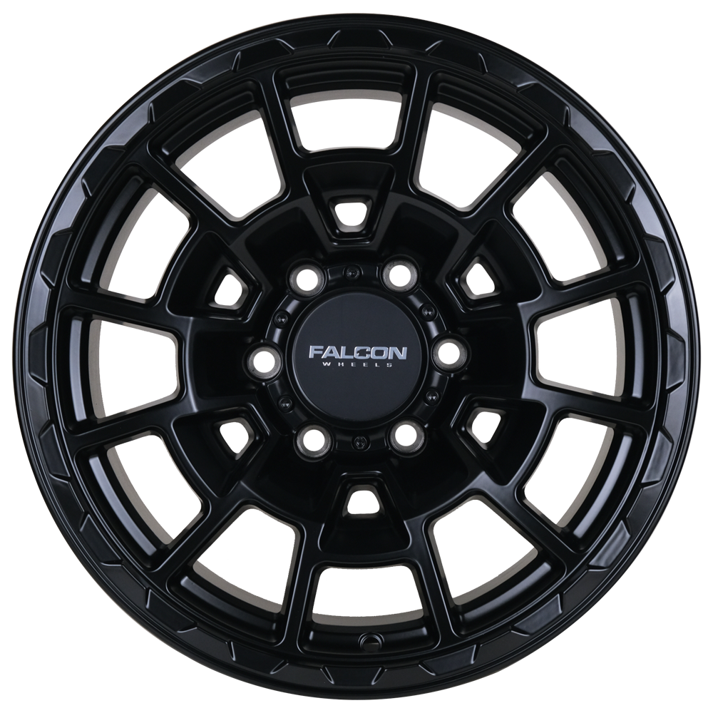 T4 Spyder - Matte Black 17x9 - Premium Wheels from Falcon Off-Road Wheels - Just $310! Shop now at Falcon Off-Road Wheels