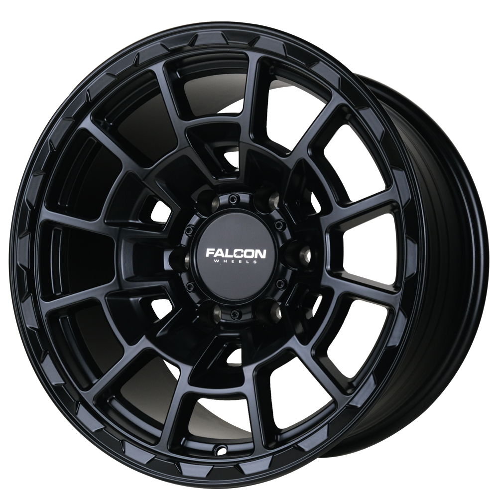T4 Spyder - Matte Black 17x9 - Premium Wheels from Falcon Off-Road Wheels - Just $270! Shop now at Falcon Off-Road Wheels 