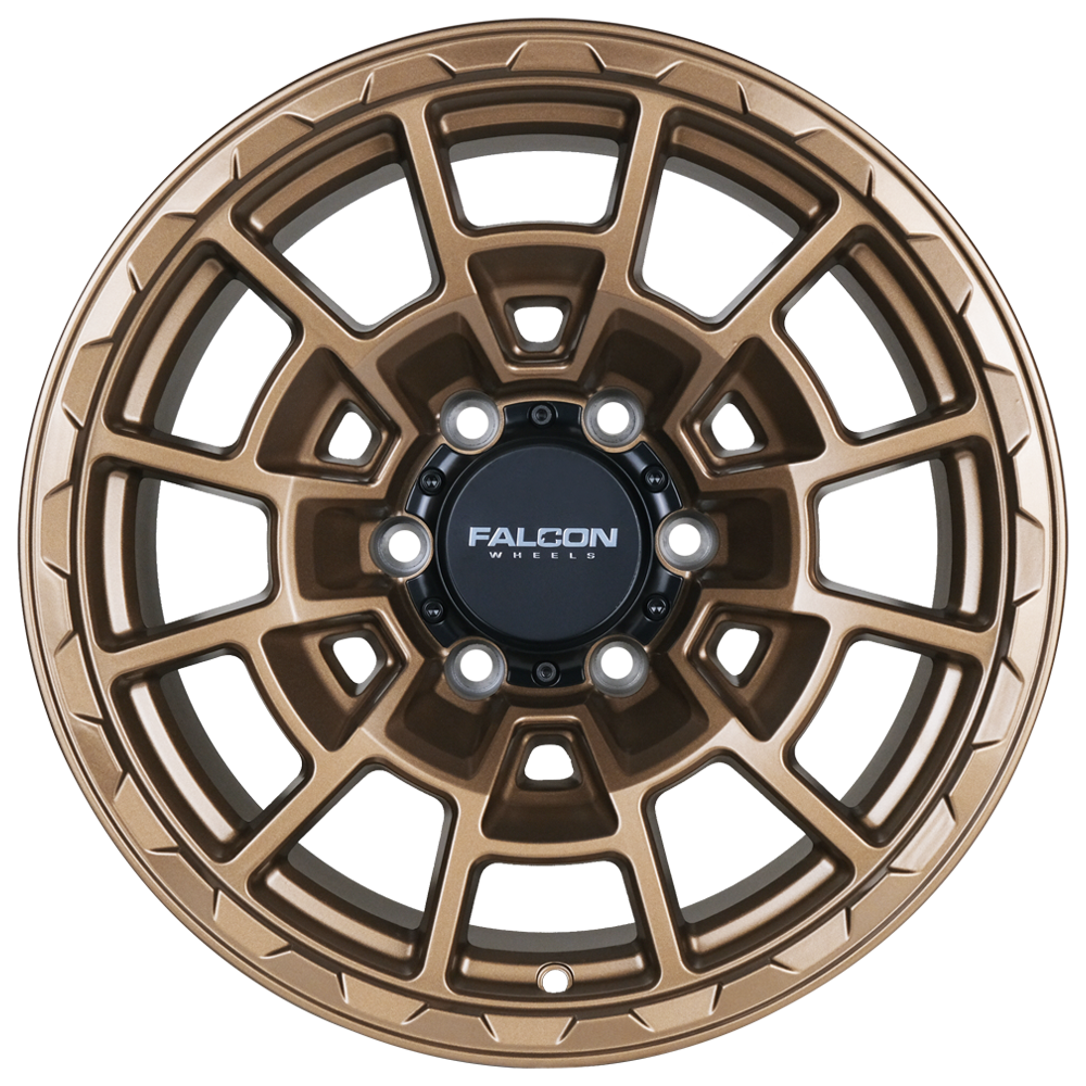 T4 Spyder - Matte Bronze 17x9 - Premium Wheels from Falcon Off-Road Wheels - Just $310! Shop now at Falcon Off-Road Wheels