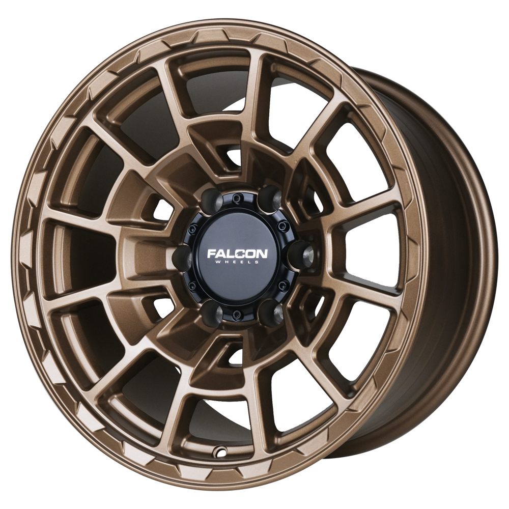 T4 Spyder - Matte Bronze 17x9 - Premium Wheels from Falcon Off-Road Wheels - Just $270! Shop now at Falcon Off-Road Wheels 