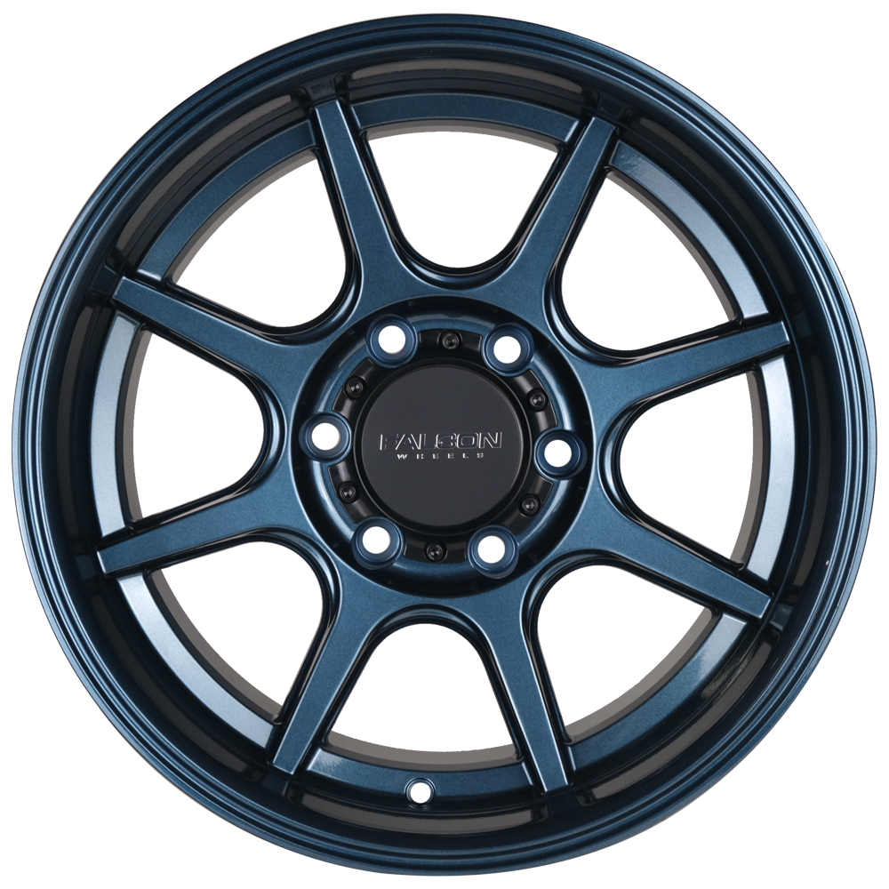 T8 "Seeker"- Battle Blue 17x9 - Premium Wheels from Falcon Off-Road Wheels - Just $335! Shop now at Falcon Off-Road Wheels