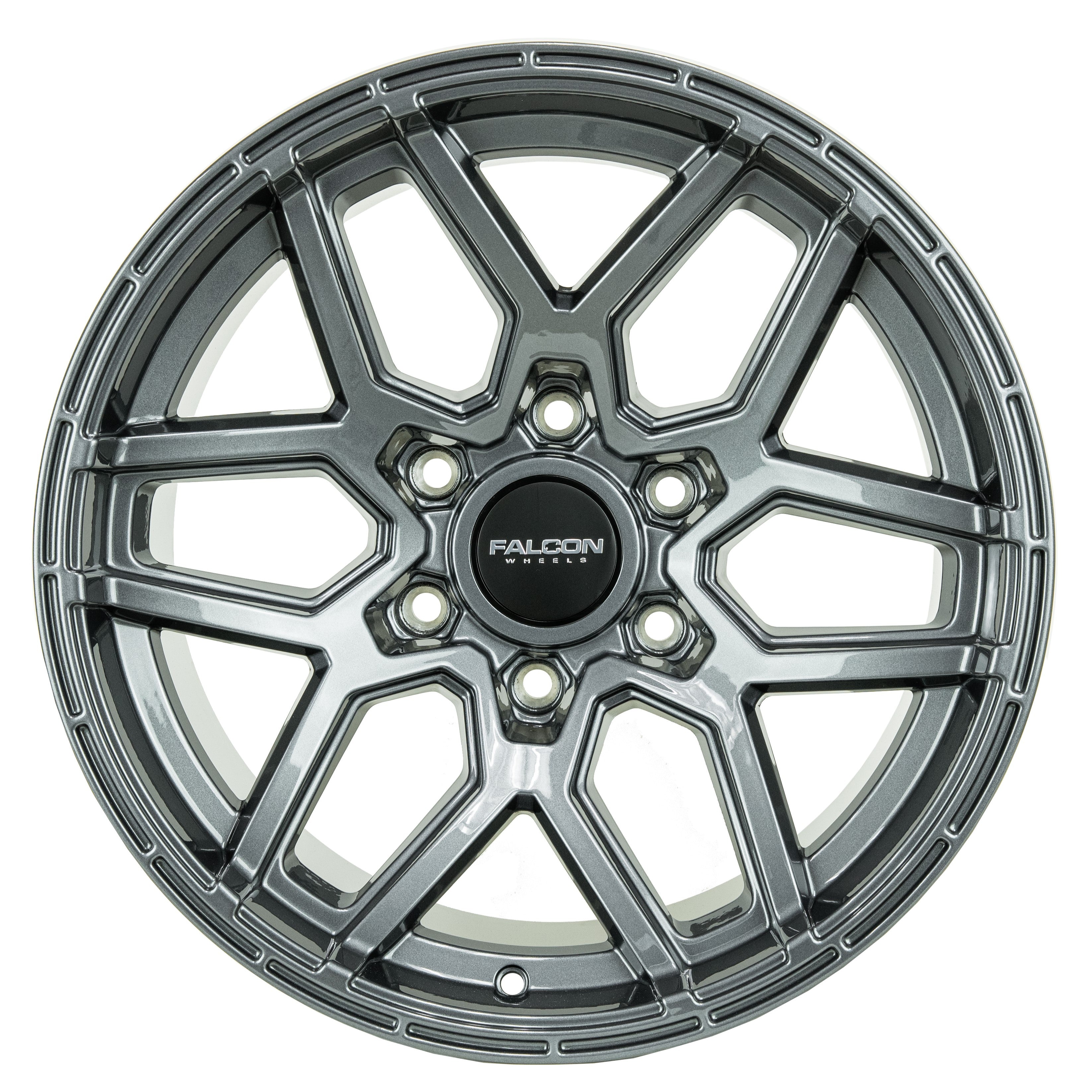 T9 Atlas -Gloss Gunmetal 17x9 - Premium Wheels from Falcon Off-Road Wheels - Just $335! Shop now at Falcon Off-Road Wheels
