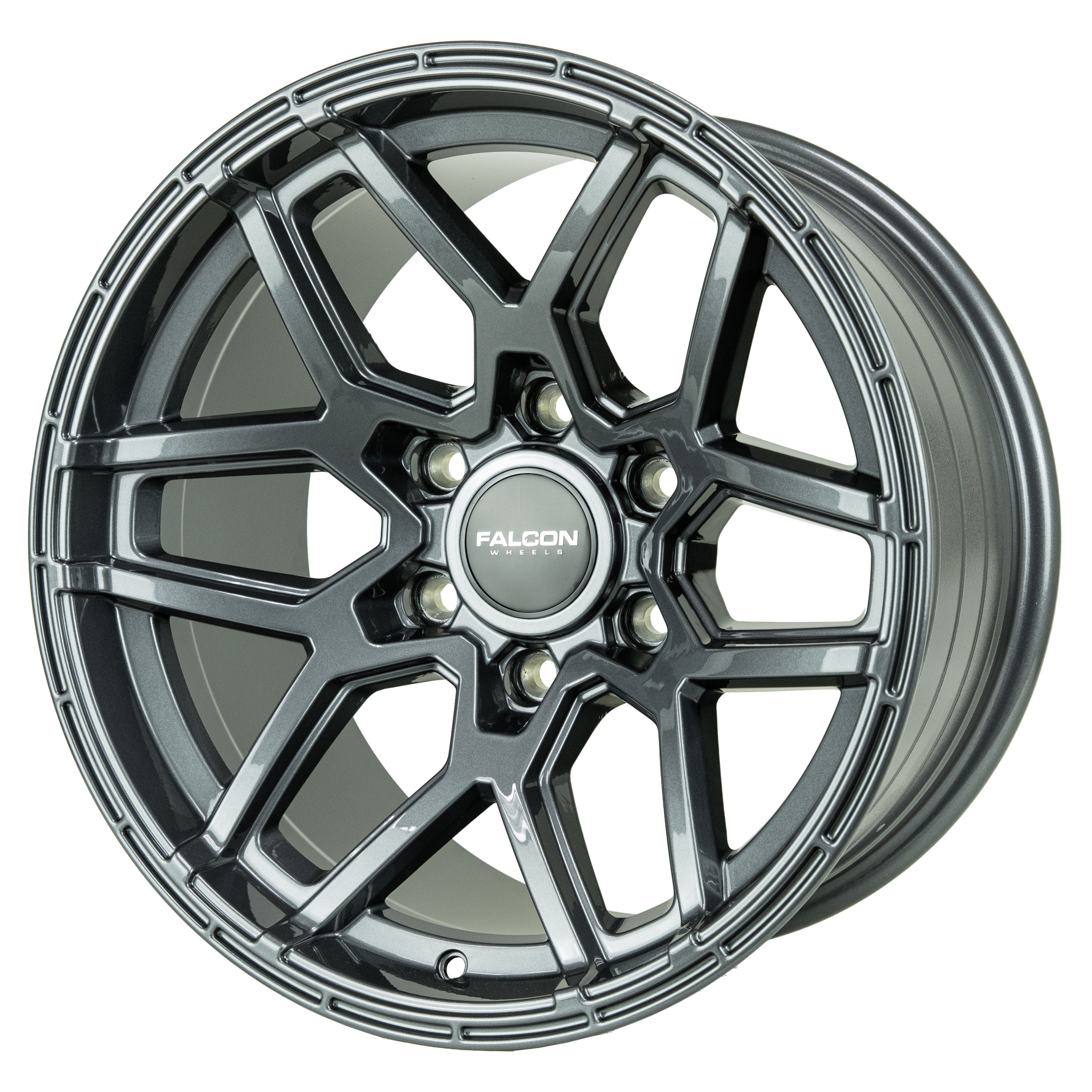 T9 Atlas -Gloss Gunmetal 17x9 - Premium Wheels from Falcon Off-Road Wheels - Just $335! Shop now at Falcon Off-Road Wheels