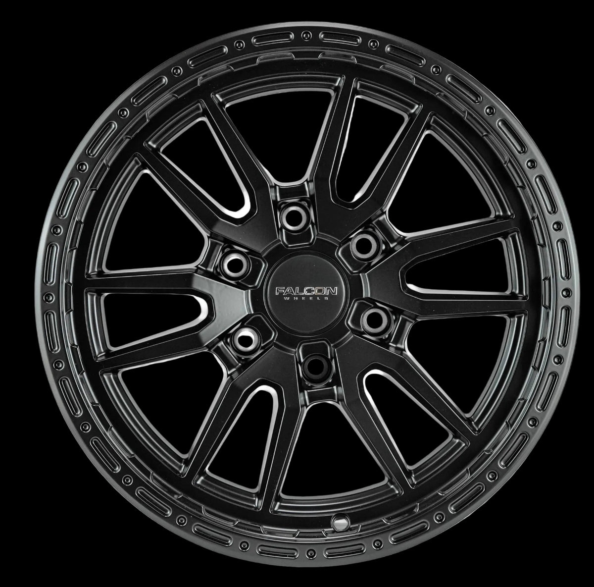 TC4 Ares- Matte Black 17x9