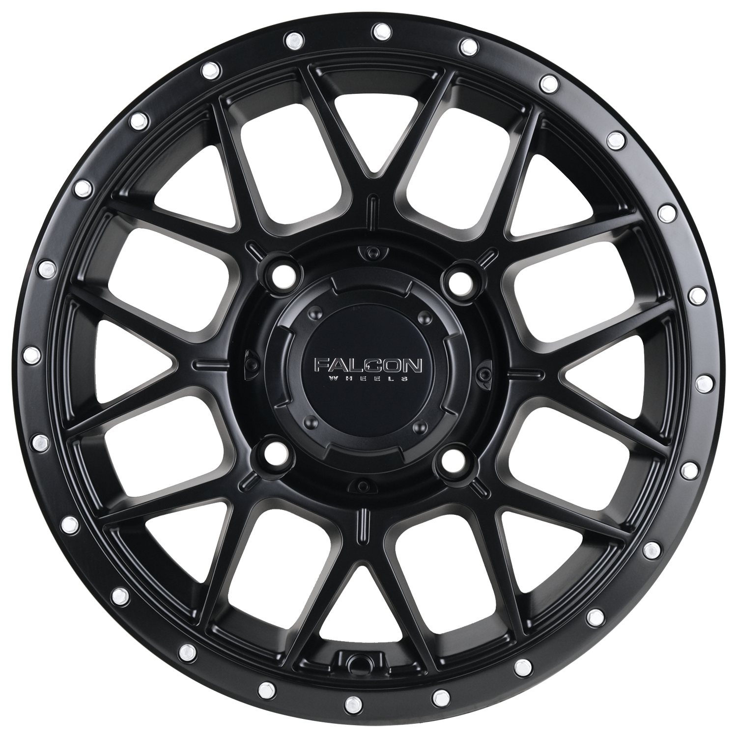 X1 - Matte Black 14x7 - Premium  from Falcon Off-Road Wheels - Just $147! Shop now at Falcon Off-Road Wheels 
