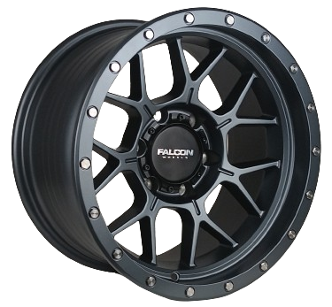 TX - Titan Matte Gunmetal - Premium Wheels from Falcon Off-Road Wheels - Just $310! Shop now at Falcon Off-Road Wheels 