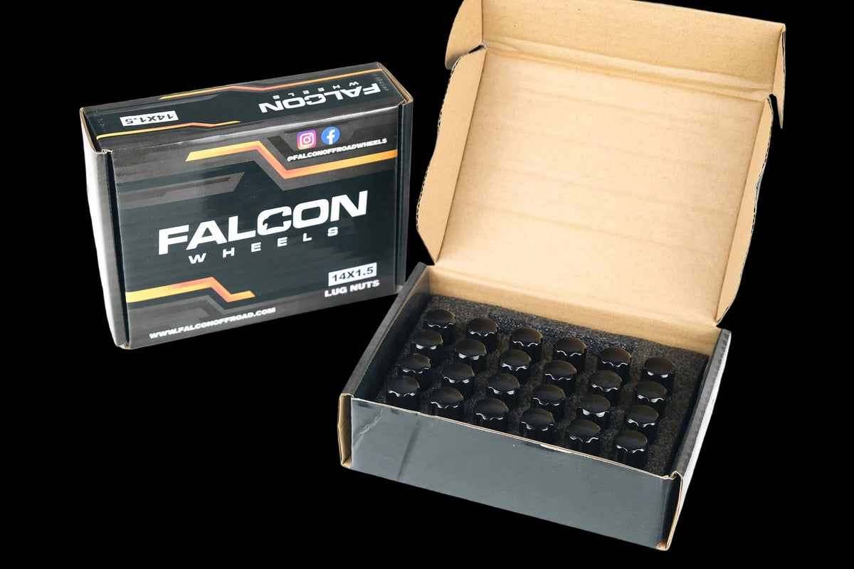 M14x1.5 Spline Lug Nut W/Key 24pc - Premium from Falcon Off-Road Wheels - Just $48! Shop now at Falcon Off-Road Wheels