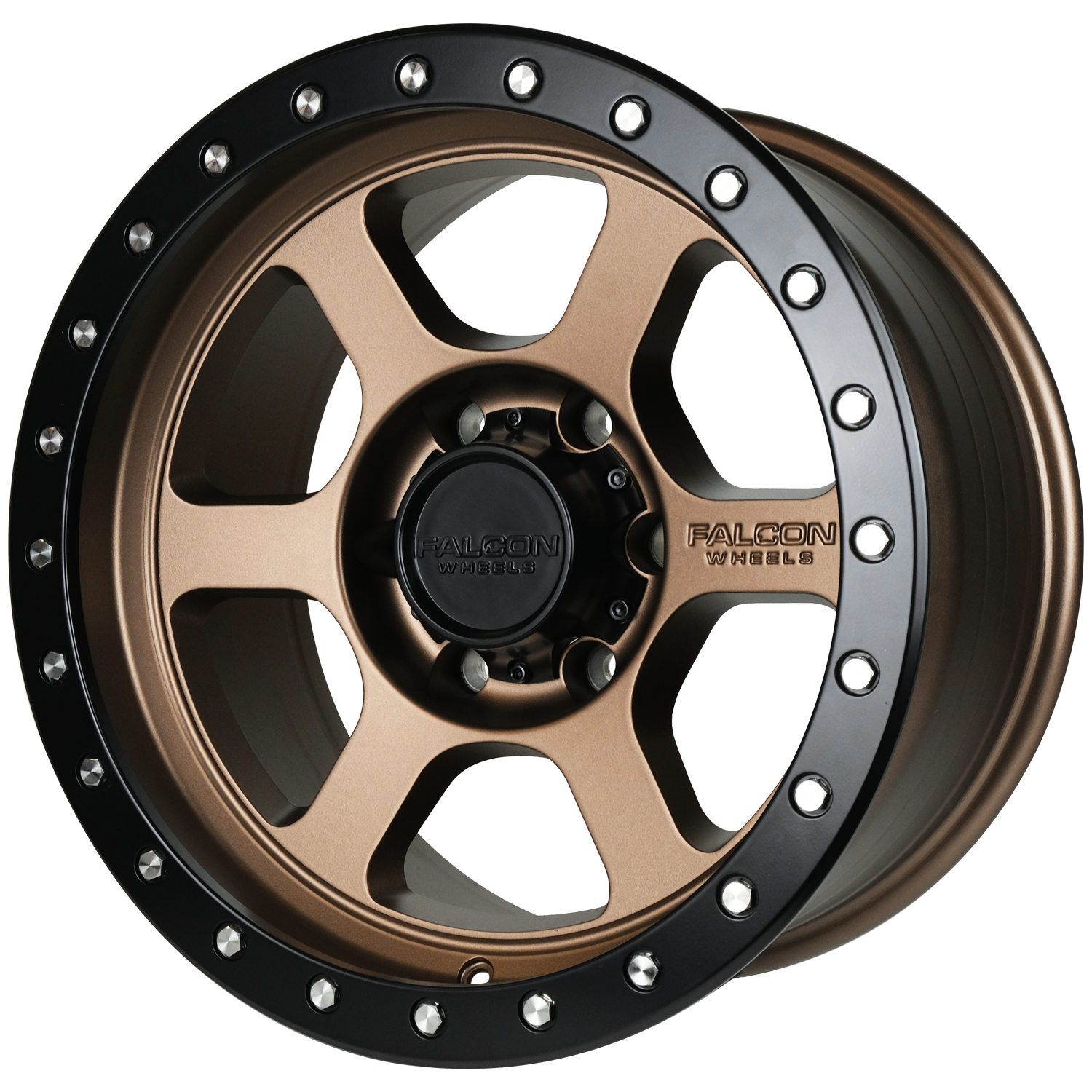 T1 - Matte Bronze 17x9 - Premium Wheels from Falcon Off-Road Wheels  - Just $255! Shop now at Falcon Off-Road Wheels 