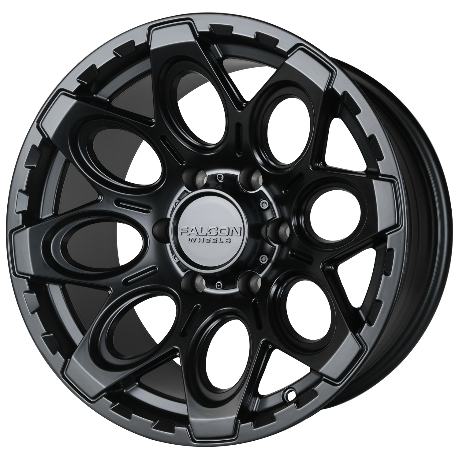 T6 - Matte Black 17x9 - Premium Wheels from Falcon Off-Road Wheels - Just $270! Shop now at Falcon Off-Road Wheels 