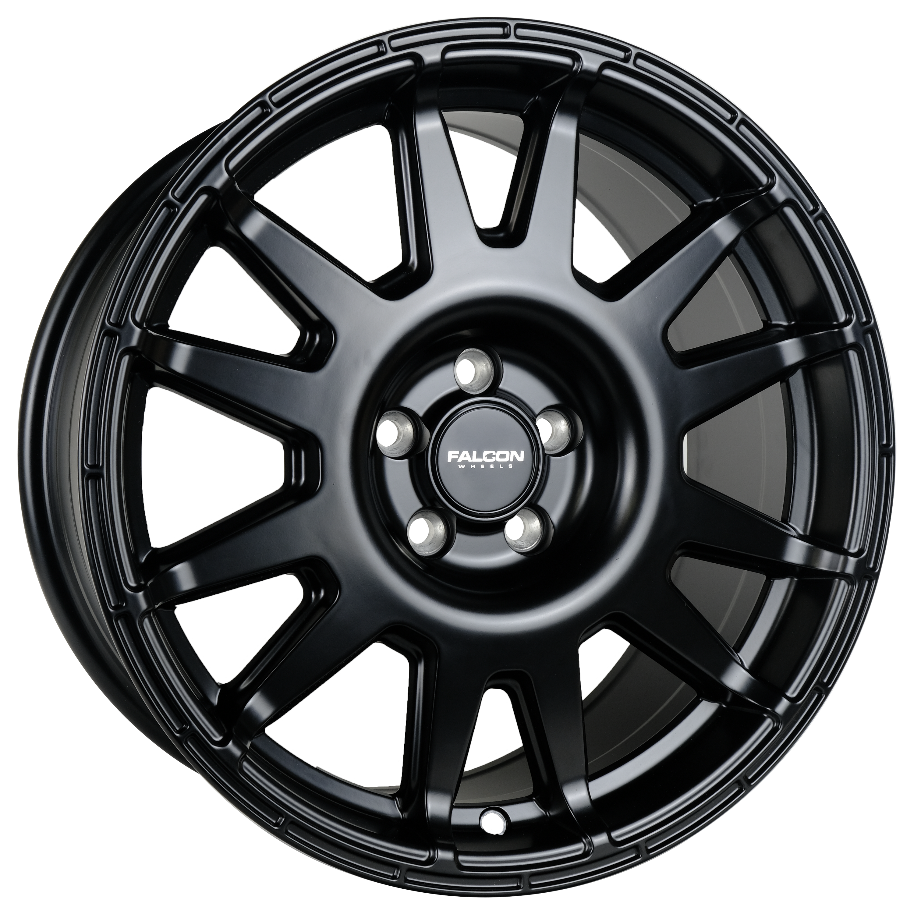 V2 - Matte Black 17x8 - Premium  from Falcon Off-Road Wheels - Just $240! Shop now at Falcon Off-Road Wheels 