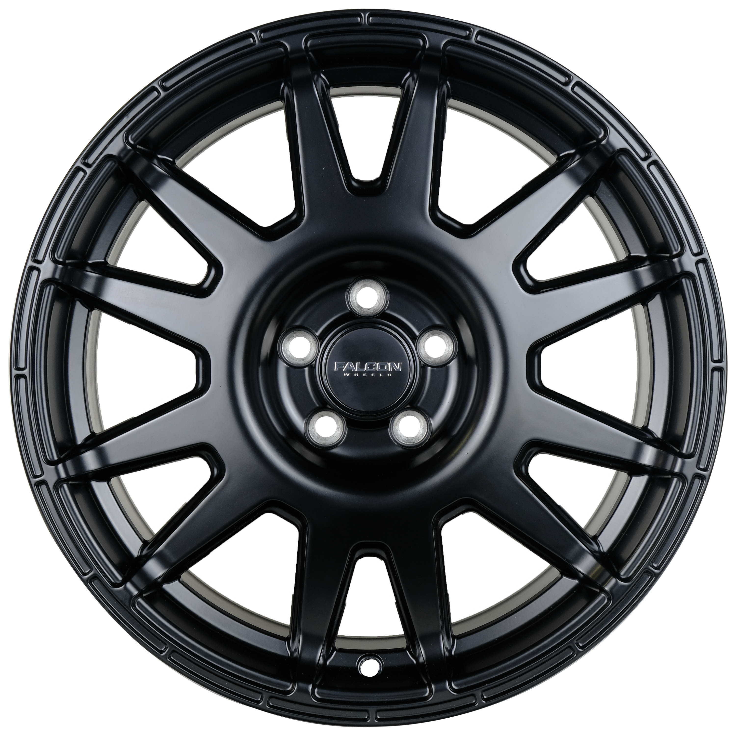 V2 - Matte Black 17x8 - Premium  from Falcon Off-Road Wheels - Just $240! Shop now at Falcon Off-Road Wheels 