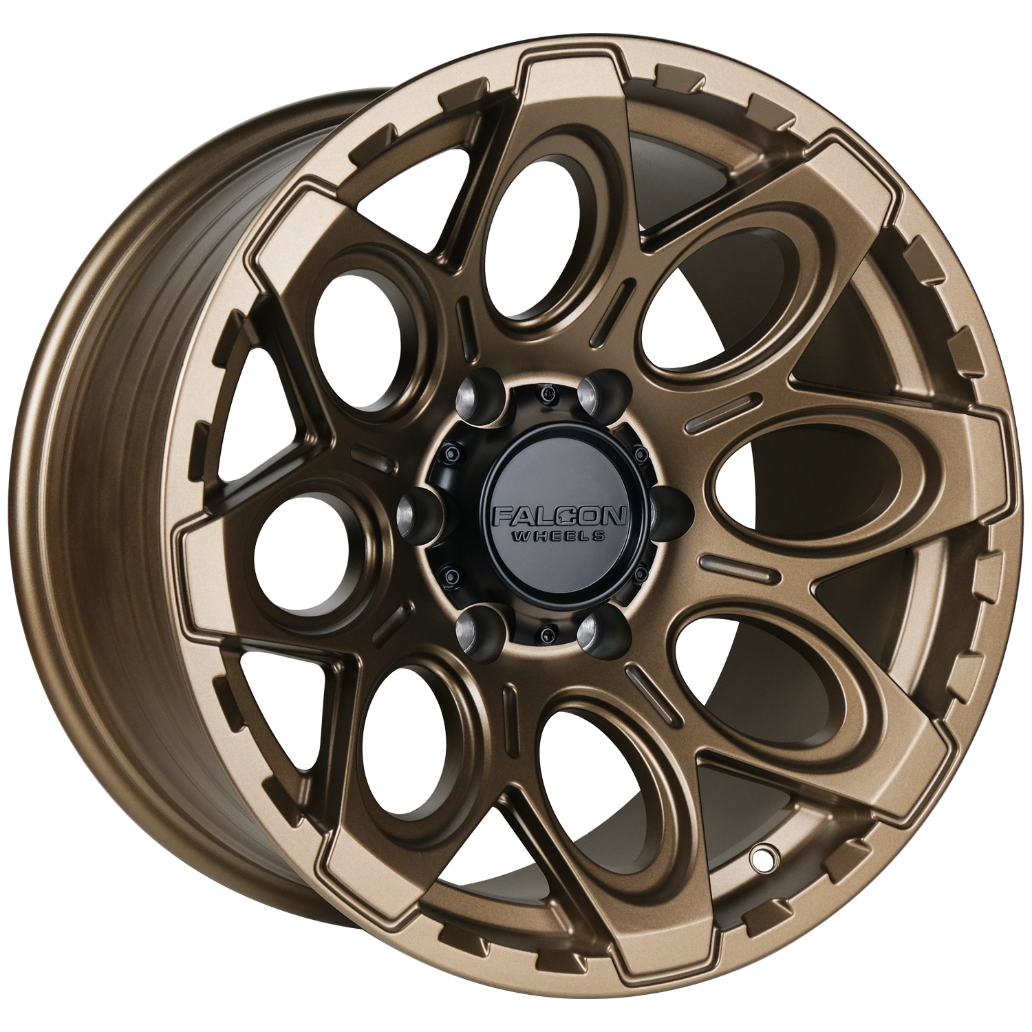 T6 - Matte Bronze 17x9 - Premium Wheels from Falcon Off-Road Wheels - Just $270! Shop now at Falcon Off-Road Wheels 
