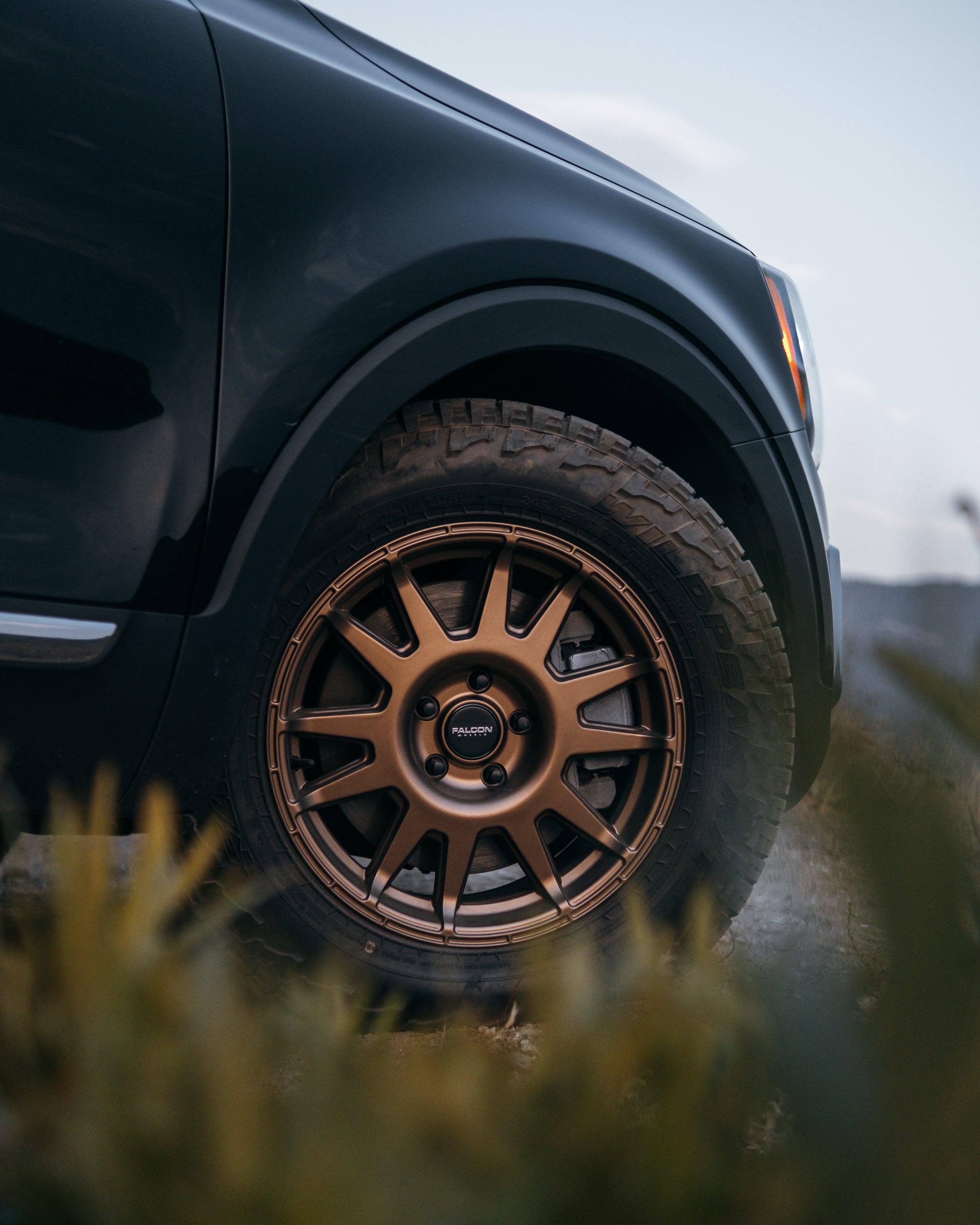 V2 - Matte Bronze 17x8 - Premium from Falcon Off-Road Wheels - Just $260! Shop now at Falcon Off-Road Wheels