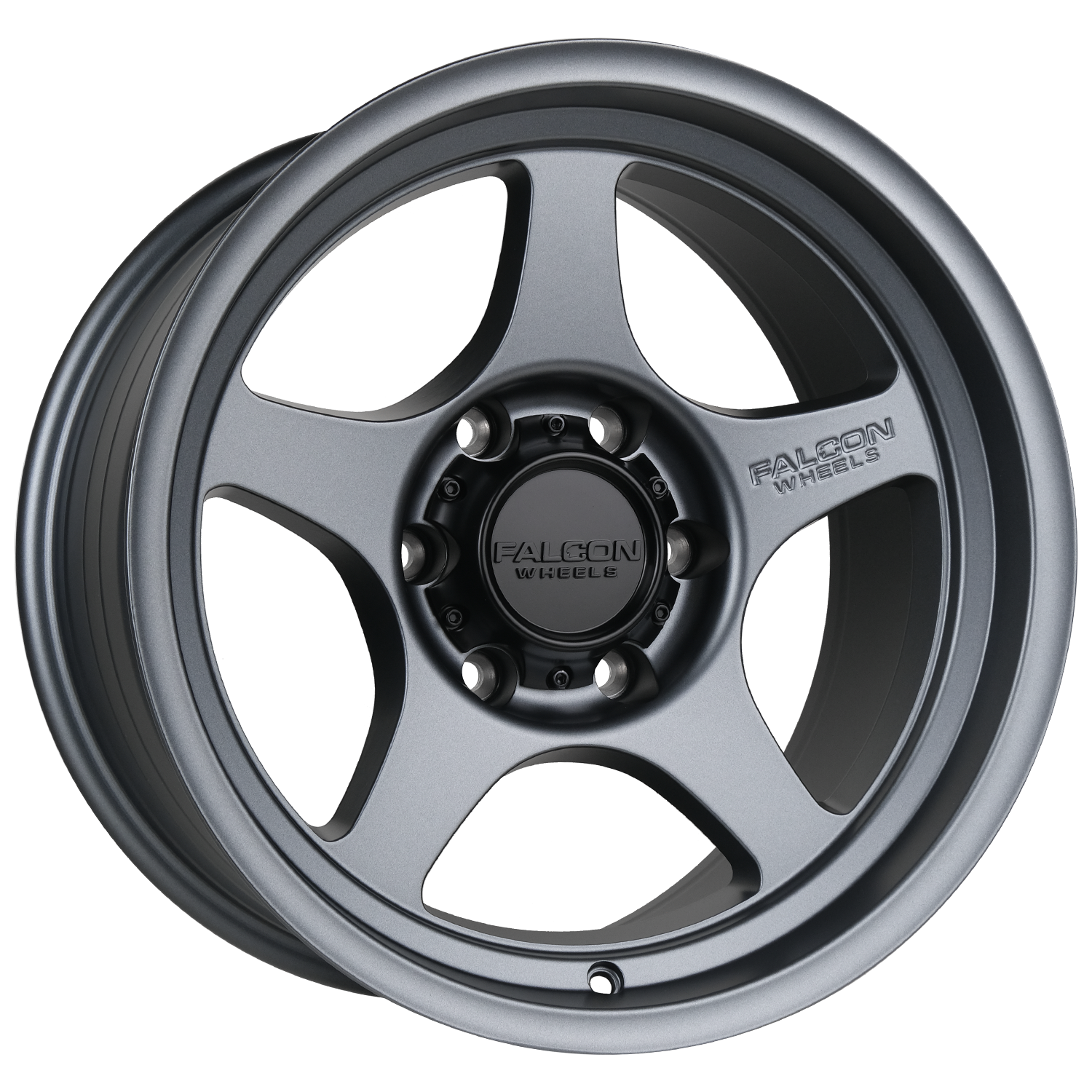 T2 - Matte Gunmetal 17x9 - Premium Wheels from Falcon Off-Road Wheels - Just $270! Shop now at Falcon Off-Road Wheels 