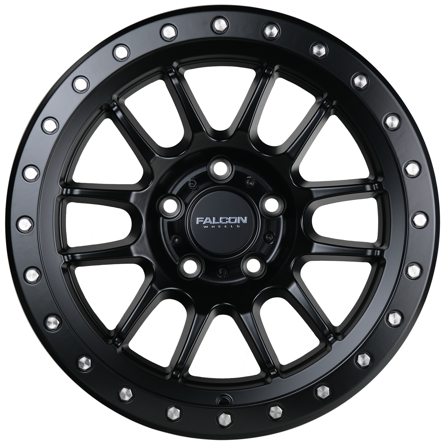 T7 - Matte Black 17x9 - Premium Wheels from Falcon Off-Road Wheels - Just $295! Shop now at Falcon Off-Road Wheels 