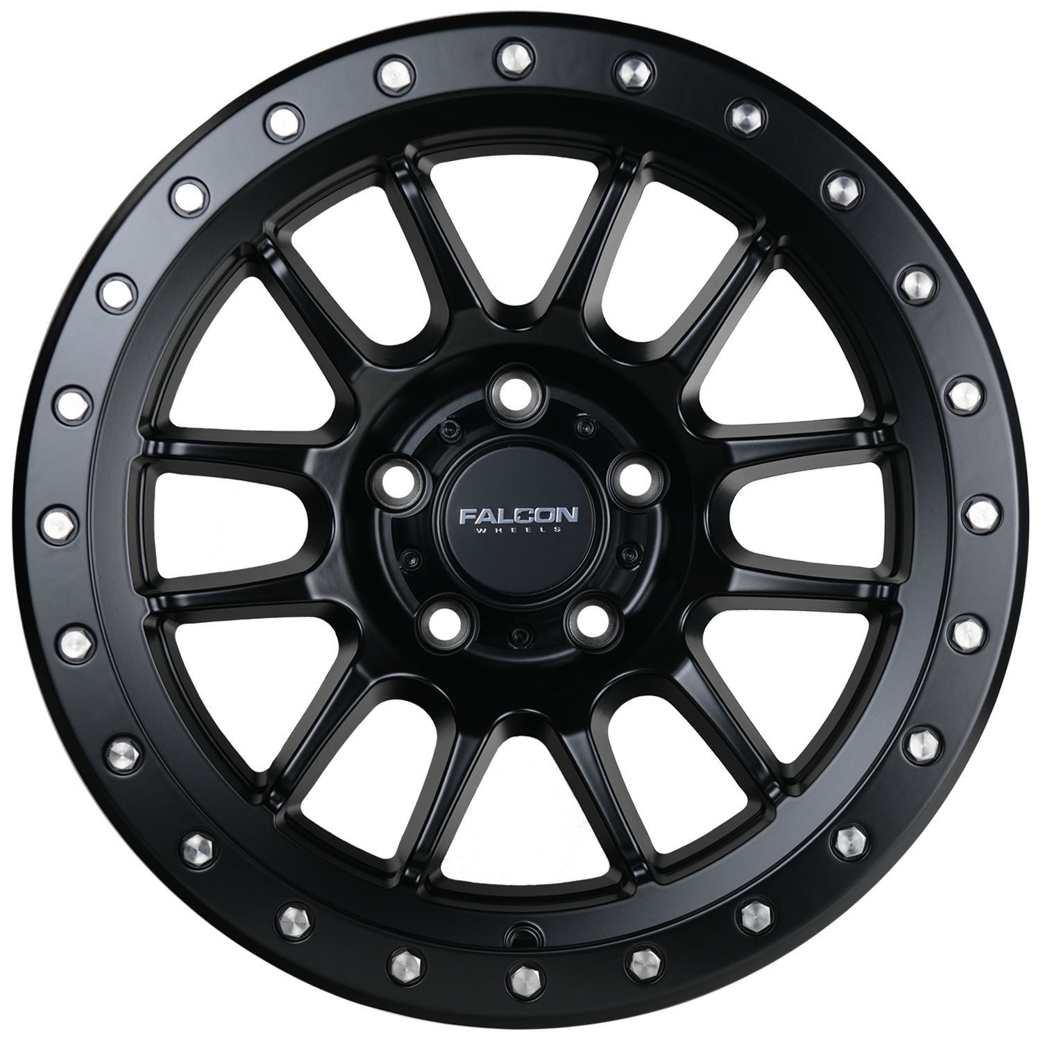 T7 - Matte Black 17x9 - Premium Wheels from Falcon Off-Road Wheels - Just $335! Shop now at Falcon Off-Road Wheels
