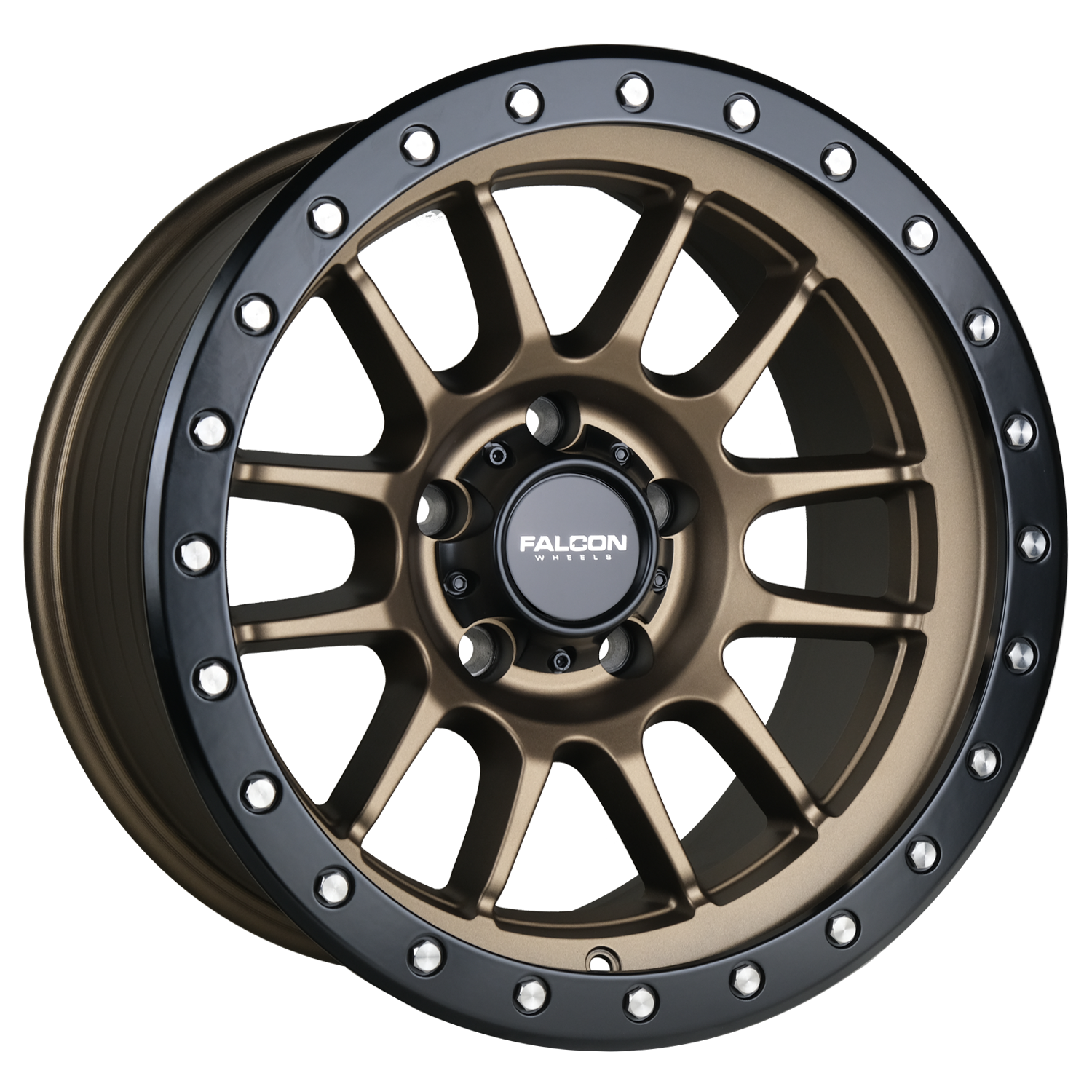 T7 - Matte Bronze 17x9 - Premium Wheels from Falcon Off-Road Wheels - Just $295! Shop now at Falcon Off-Road Wheels 