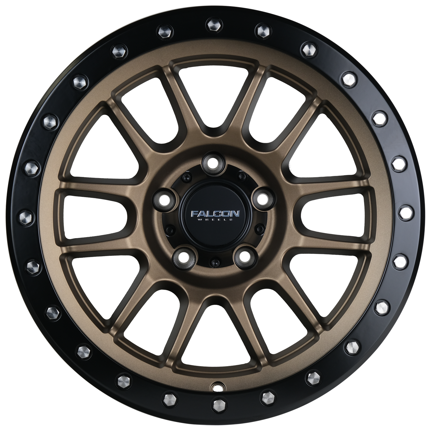 T7 - Matte Bronze 17x9 - Premium Wheels from Falcon Off-Road Wheels - Just $295! Shop now at Falcon Off-Road Wheels 