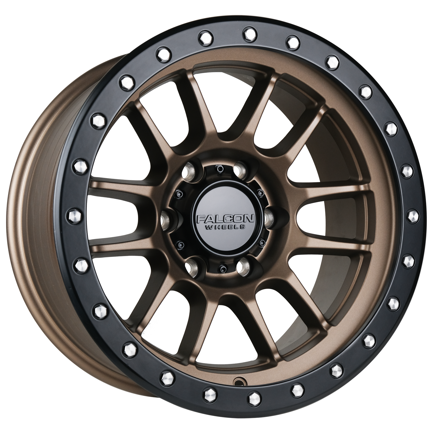 T7 - Matte Bronze 17x9 - Premium Wheels from Falcon Off-Road Wheels - Just $295! Shop now at Falcon Off-Road Wheels 