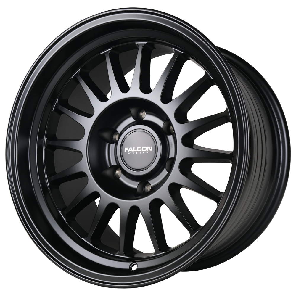 TX2 - Stratos Matte Black 17x9 - Premium Wheels from Falcon Off-Road Wheels - Just $345! Shop now at Falcon Off-Road Wheels