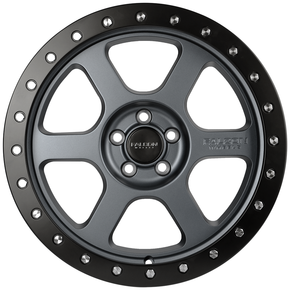 V1 - Matte Gunmetal 17x8 - Premium from Falcon Off-Road Wheels - Just $221.00! Shop now at Falcon Off-Road Wheels