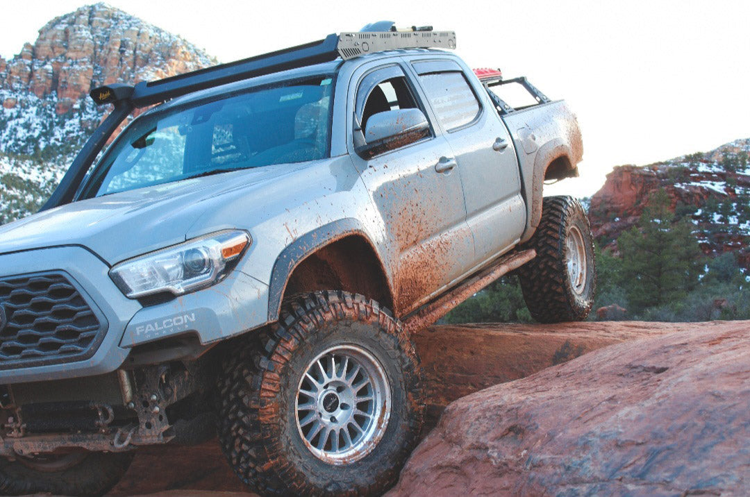 TX2 - Stratos Silver w/Machine Face 17x9 - Premium Wheels from Falcon Off-Road Wheels - Just $345! Shop now at Falcon Off-Road Wheels