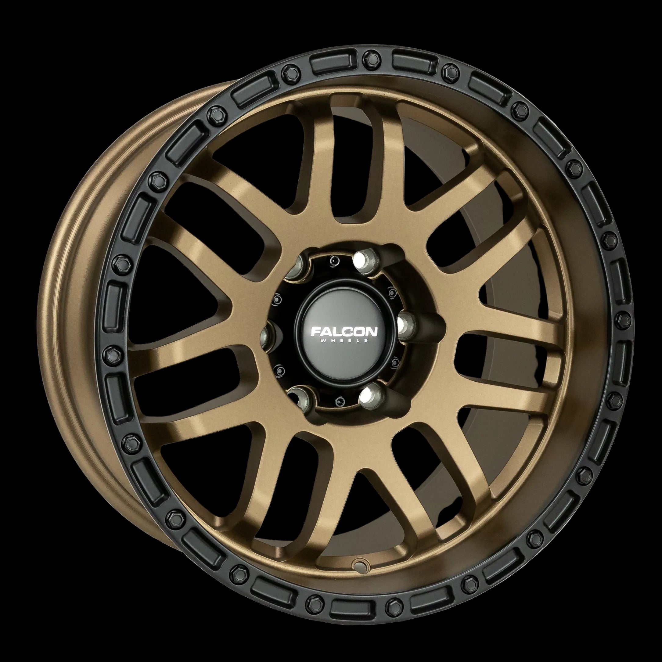 Z1- Matte Bronze w/ Matte Black Ring  17x9 6x139.7