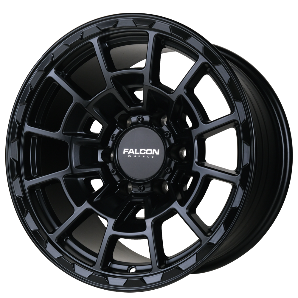 T4 Spyder - Matte Black 17x9 - Premium Wheels from Falcon Off-Road Wheels - Just $310! Shop now at Falcon Off-Road Wheels 