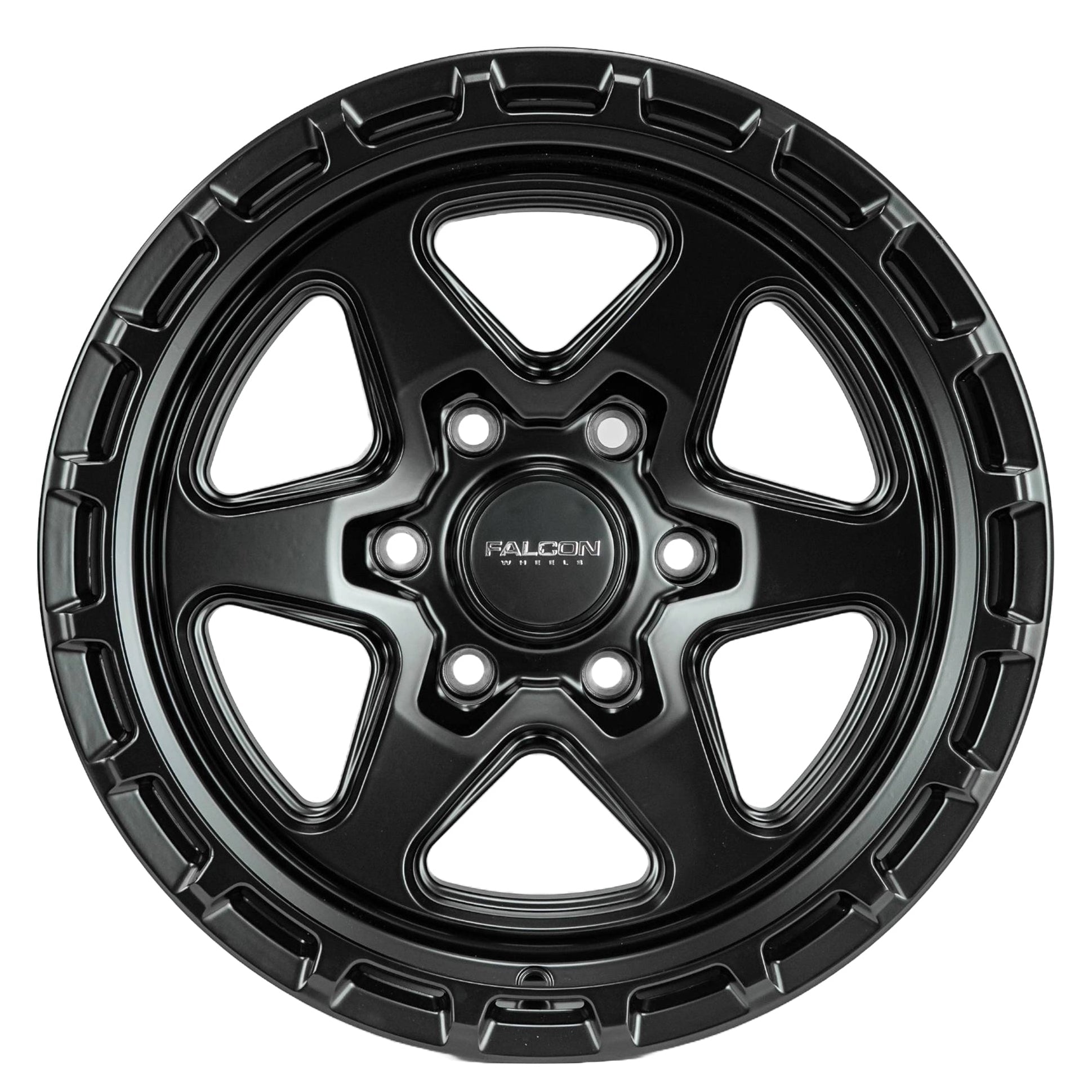 TC2 Combat - Matte Black 17x9