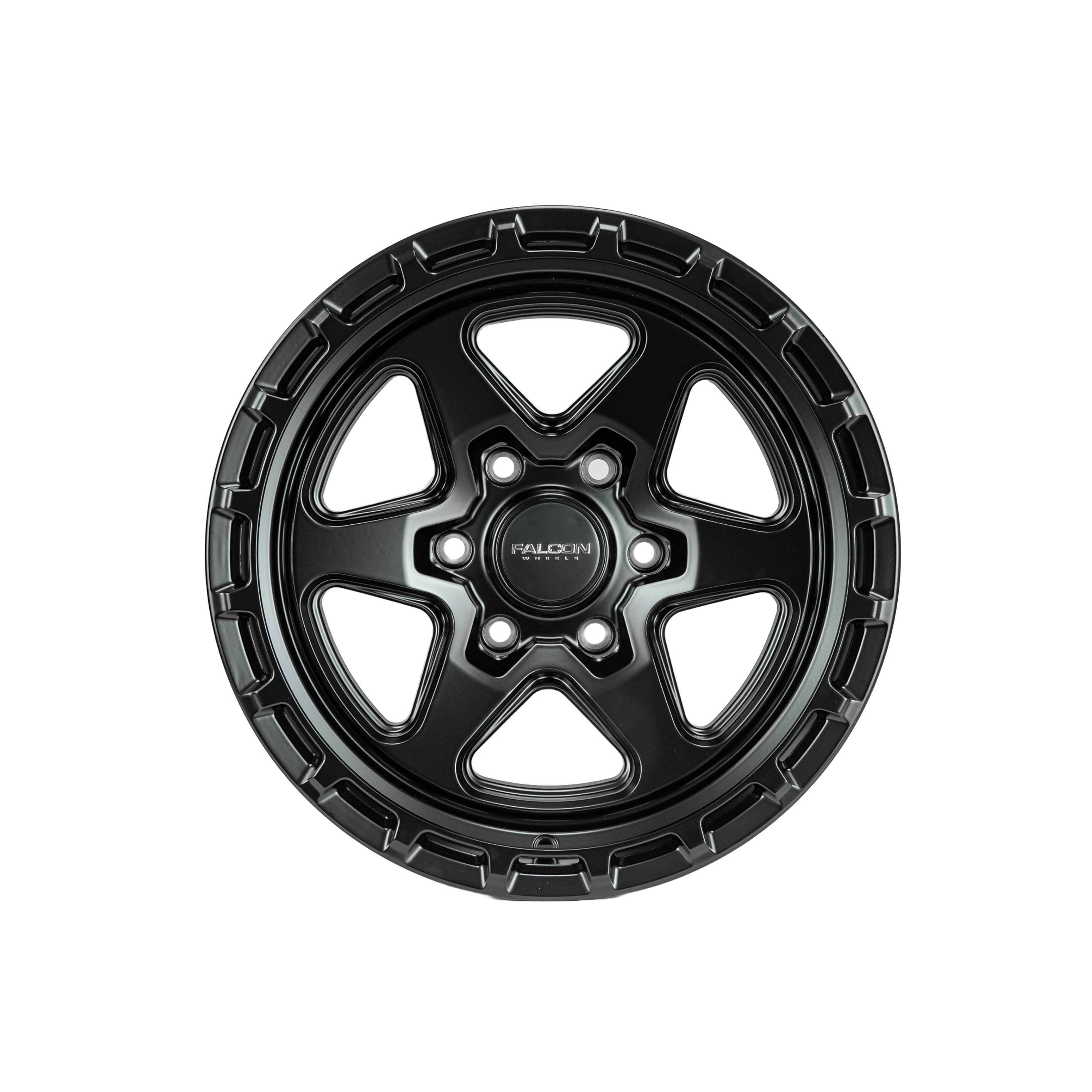 TC2 Combat - Matte Black 17x9