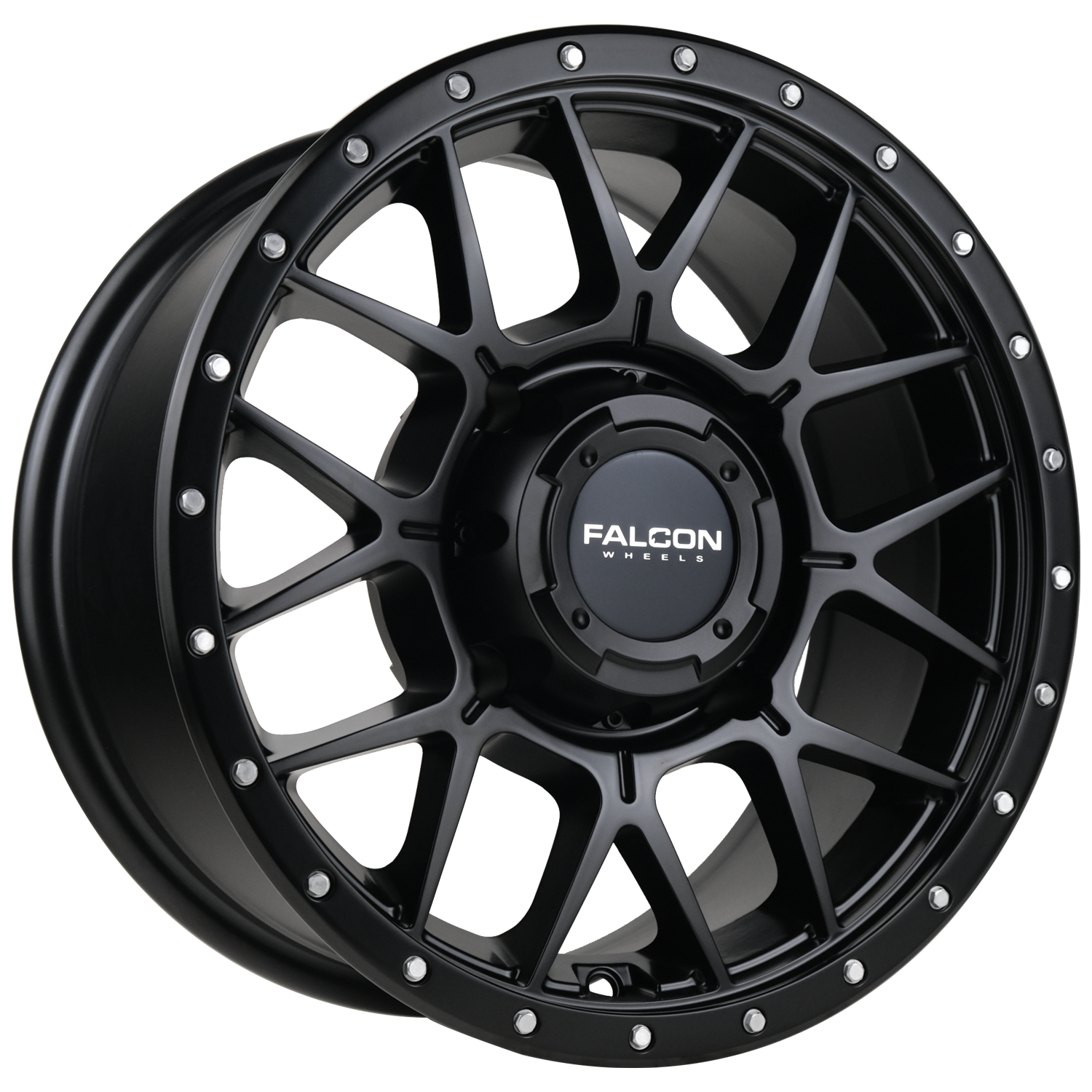 X1 - Matte Black 15x7 - Premium  from Falcon Off-Road Wheels - Just $172! Shop now at Falcon Off-Road Wheels 