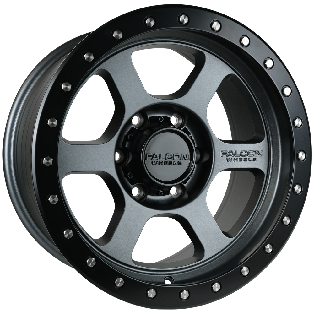 FALCON T1 - Matte Gunmetal w/Black Ring