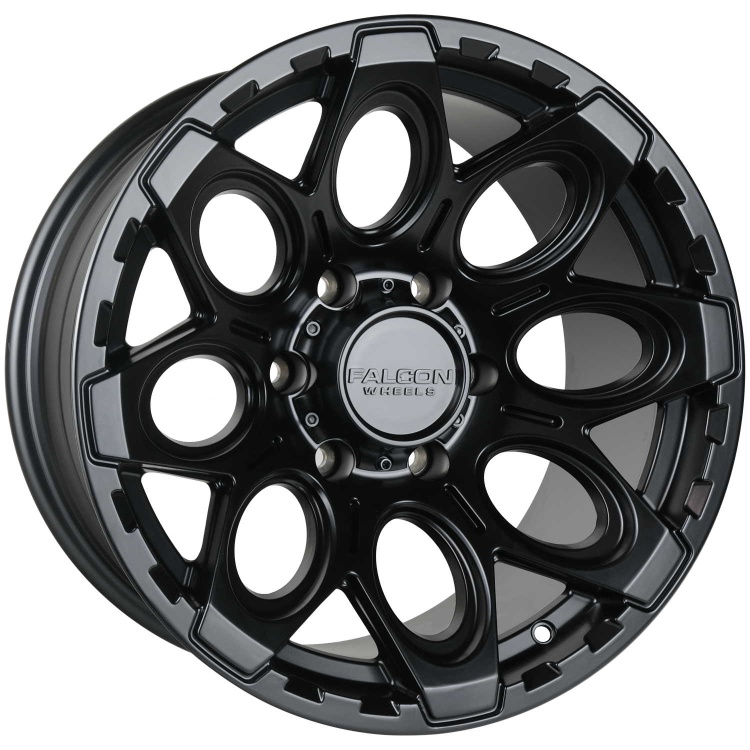 T6 - Matte Black 17x9 - Premium Wheels from Falcon Off-Road Wheels - Just $270! Shop now at Falcon Off-Road Wheels 