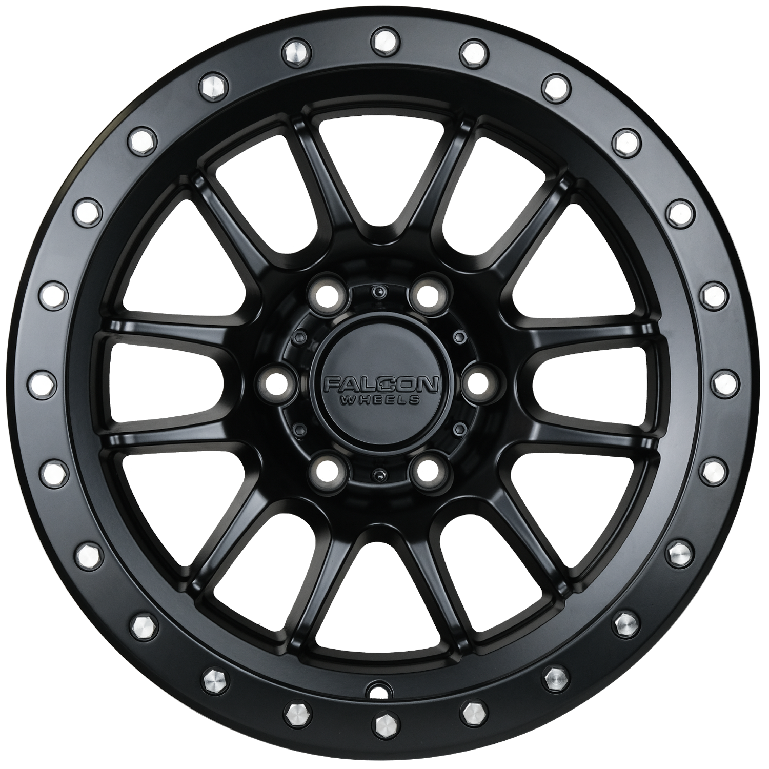 T7 - Matte Black 17x9 - Premium Wheels from Falcon Off-Road Wheels - Just $265.50! Shop now at Falcon Off-Road Wheels 