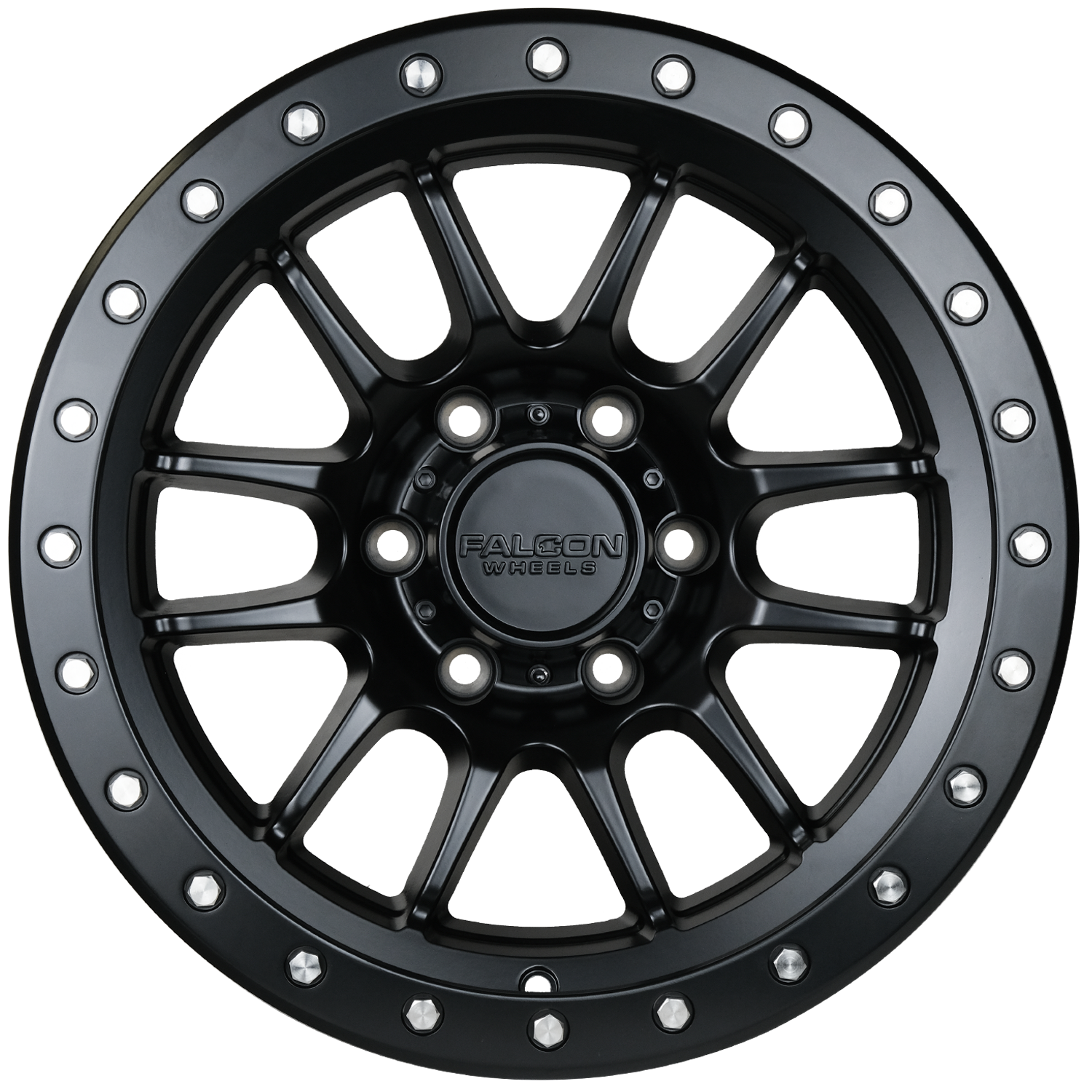 T7 - Matte Black 17x9 - Premium Wheels from Falcon Off-Road Wheels - Just $335! Shop now at Falcon Off-Road Wheels 