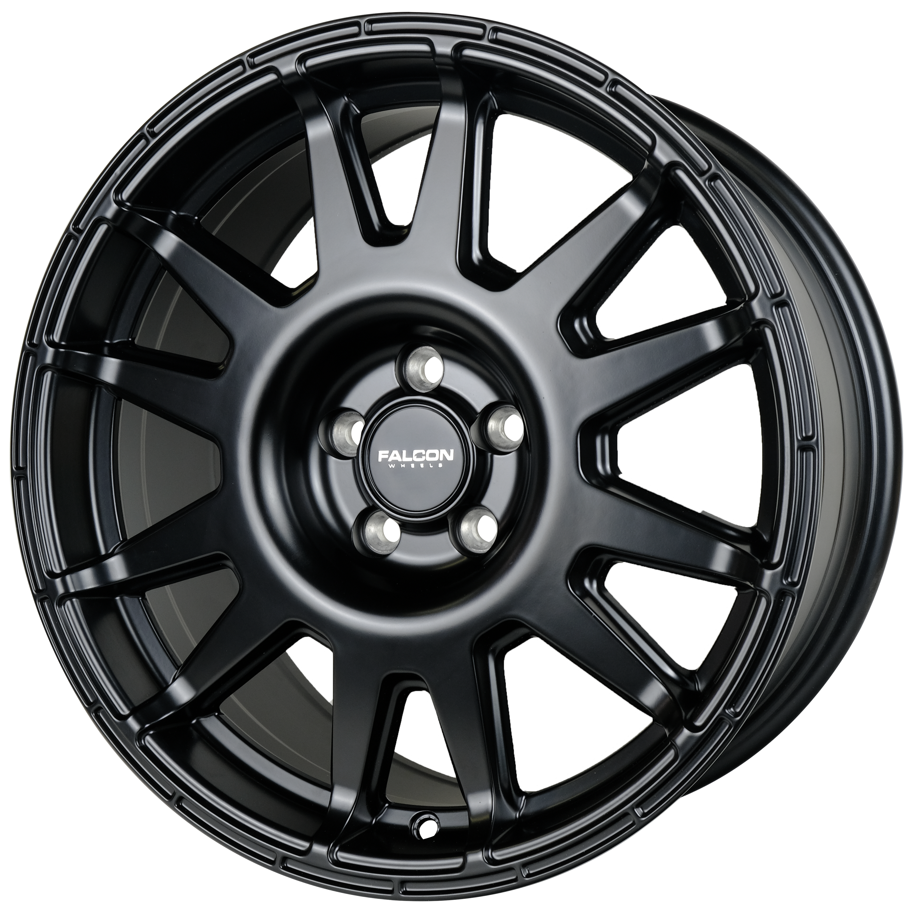 V2 - Matte Black 17x8 - Premium  from Falcon Off-Road Wheels - Just $216! Shop now at Falcon Off-Road Wheels 