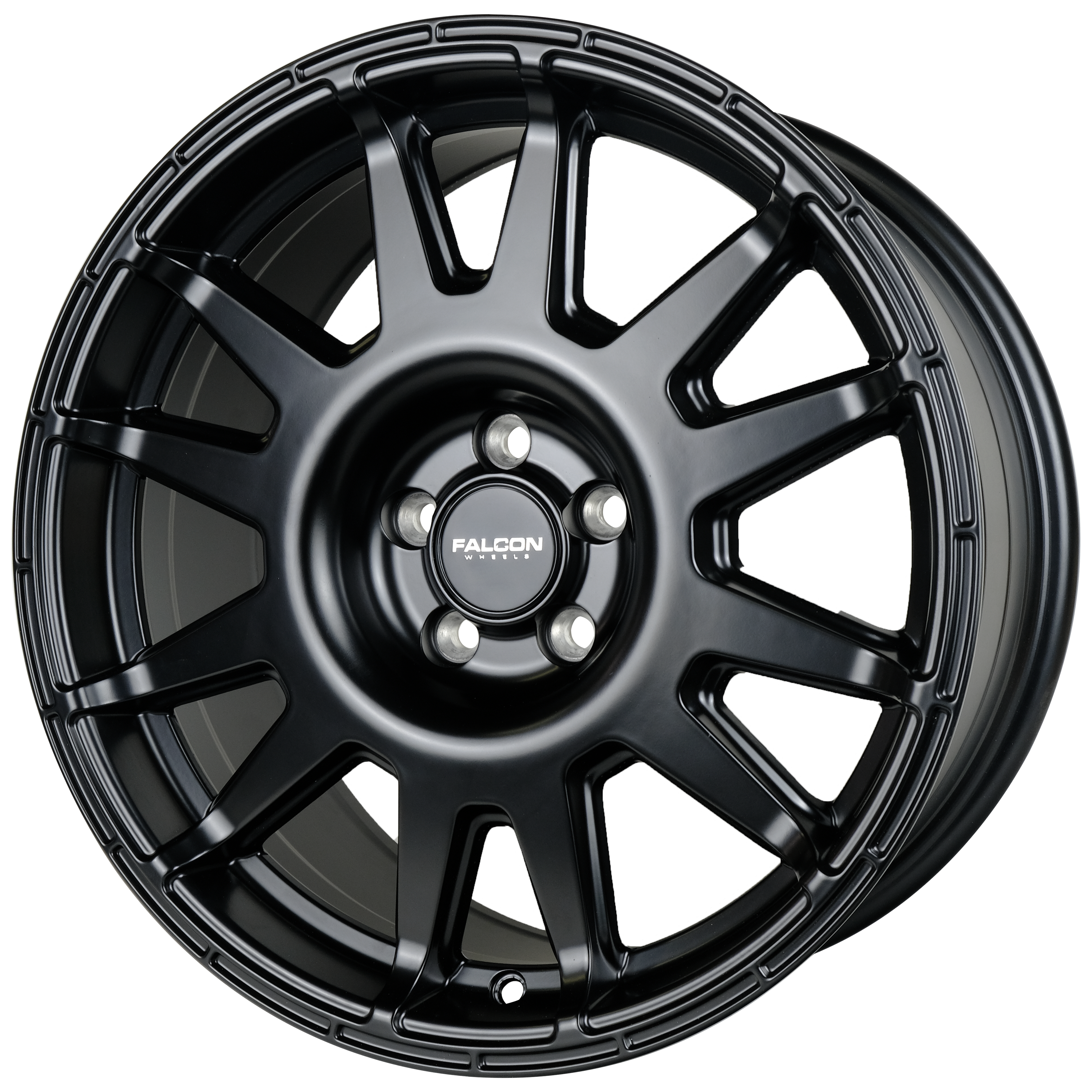 V2 - Matte Black 17x8 - Premium  from Falcon Off-Road Wheels - Just $260! Shop now at Falcon Off-Road Wheels 