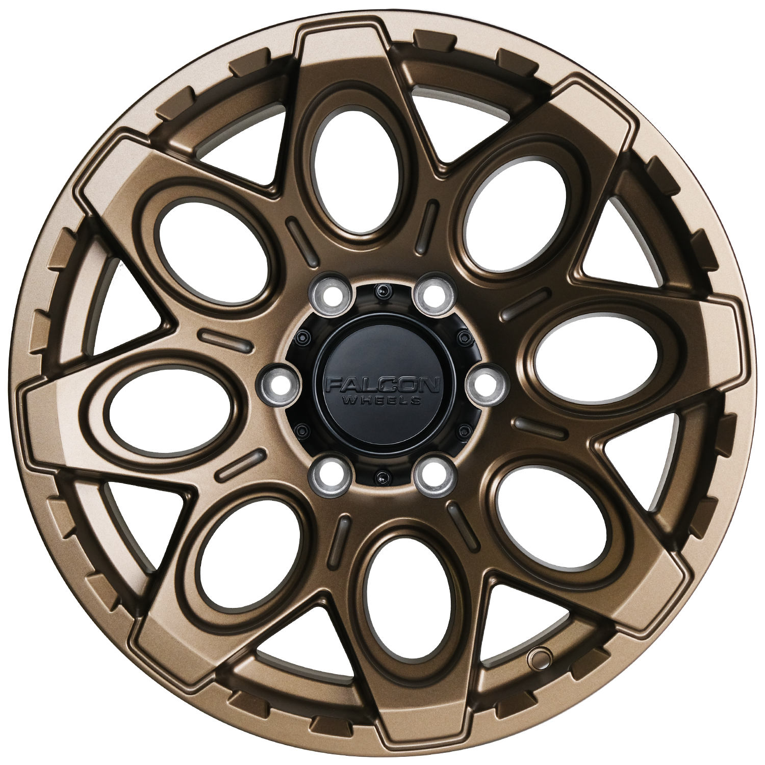 T6 - Matte Bronze 17x9 - Premium Wheels from Falcon Off-Road Wheels - Just $270! Shop now at Falcon Off-Road Wheels 
