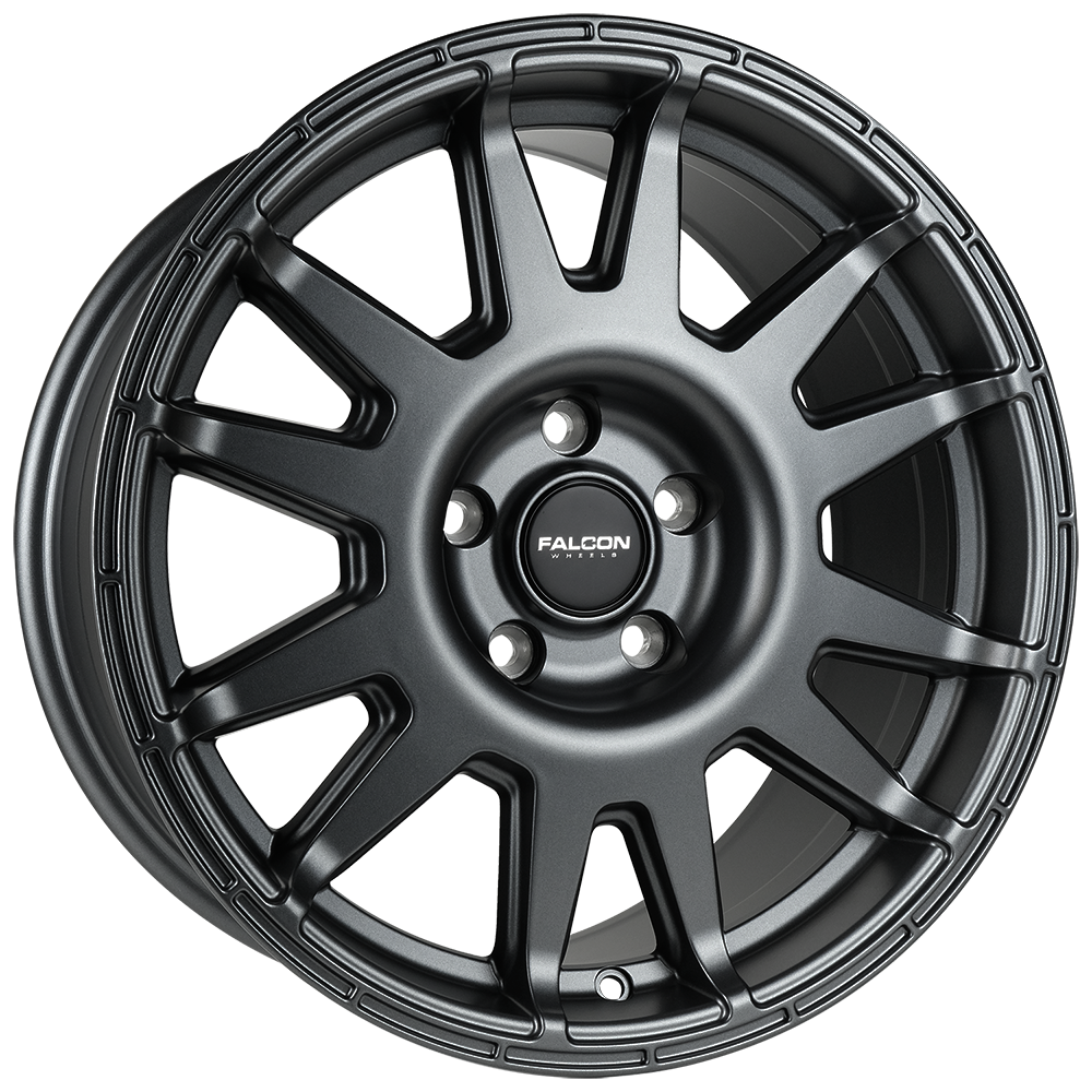 V2 - Matte Gunmetal 17x8 - Premium  from Falcon Off-Road Wheels - Just $240.00! Shop now at Falcon Off-Road Wheels 