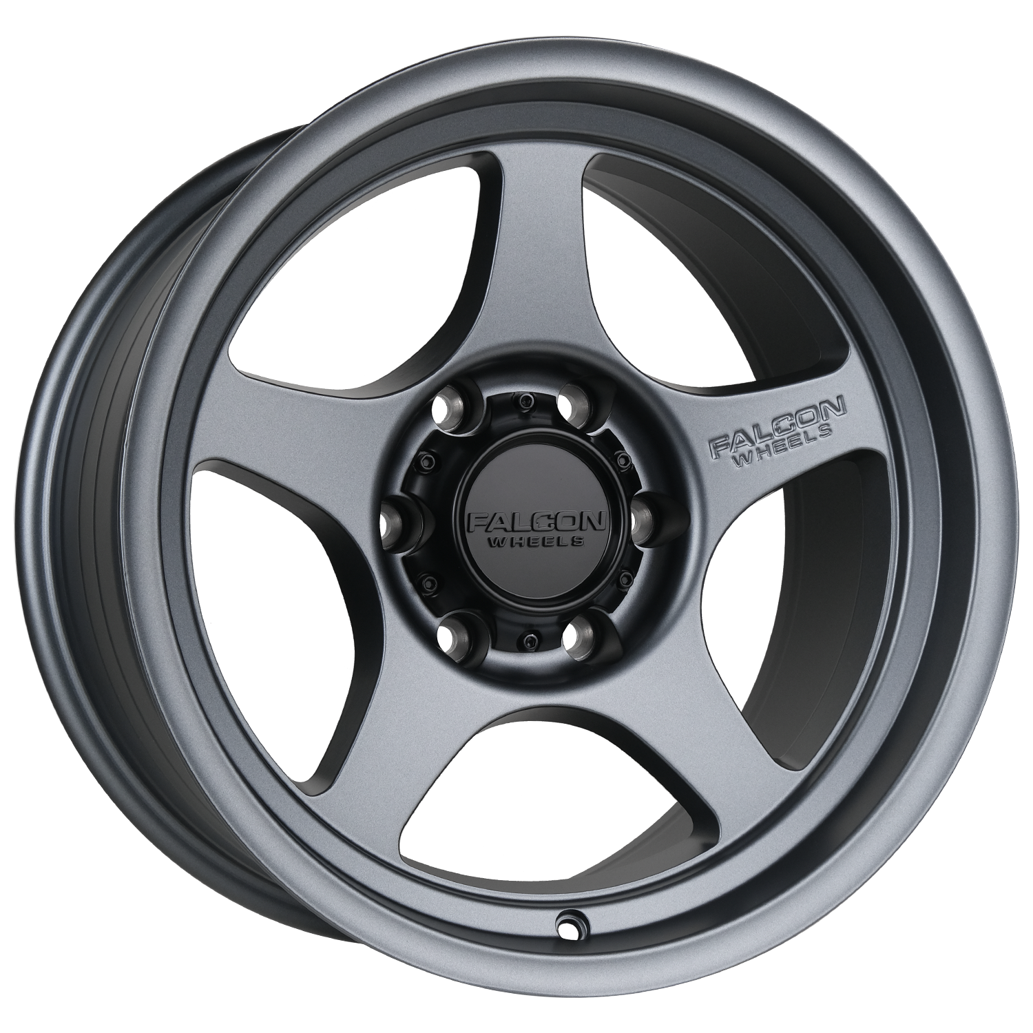 T2 - Matte Gunmetal 17x9 - Premium Wheels from Falcon Off-Road Wheels - Just $335! Shop now at Falcon Off-Road Wheels 