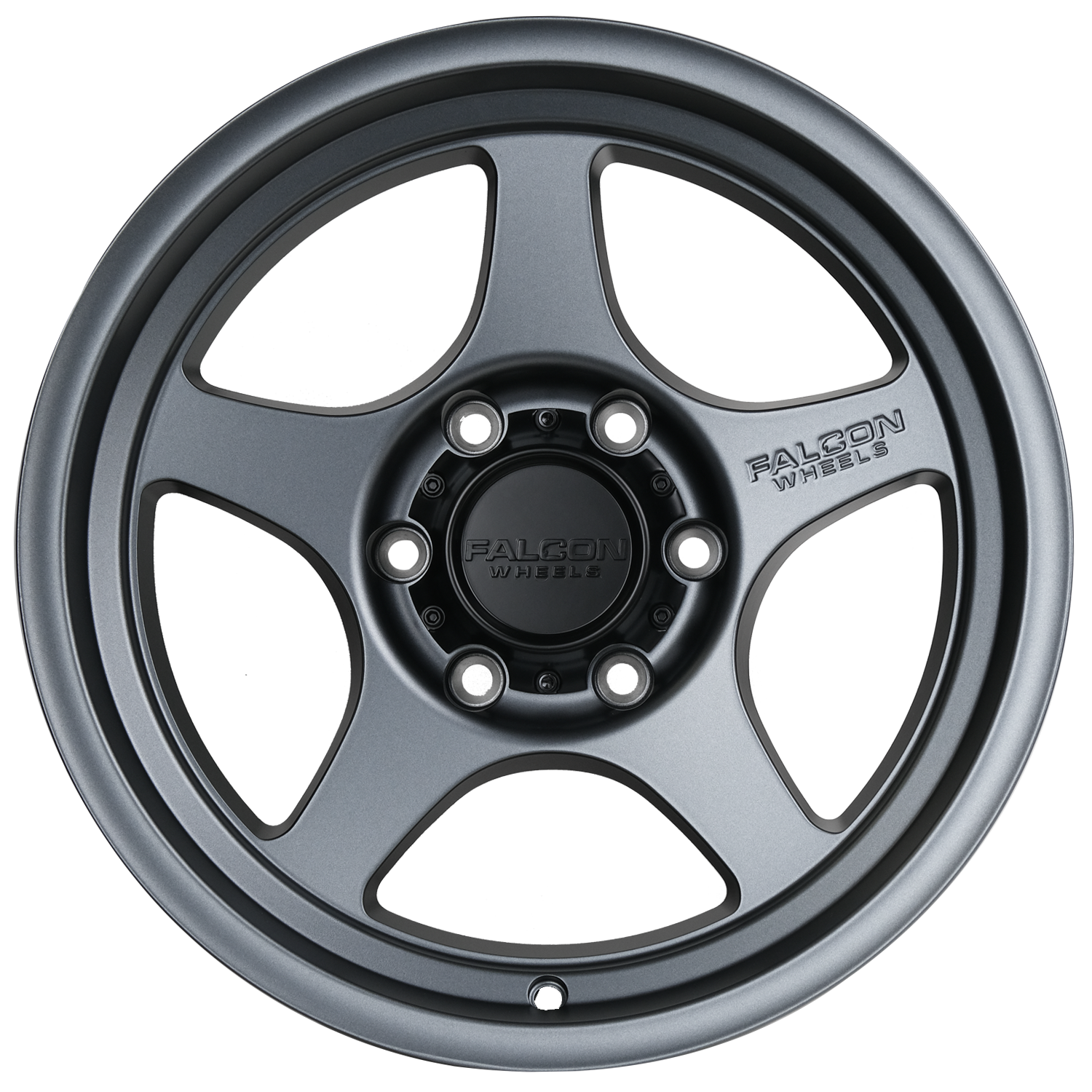 T2 - Matte Gunmetal 17x9 - Premium Wheels from Falcon Off-Road Wheels - Just $243.00! Shop now at Falcon Off-Road Wheels 