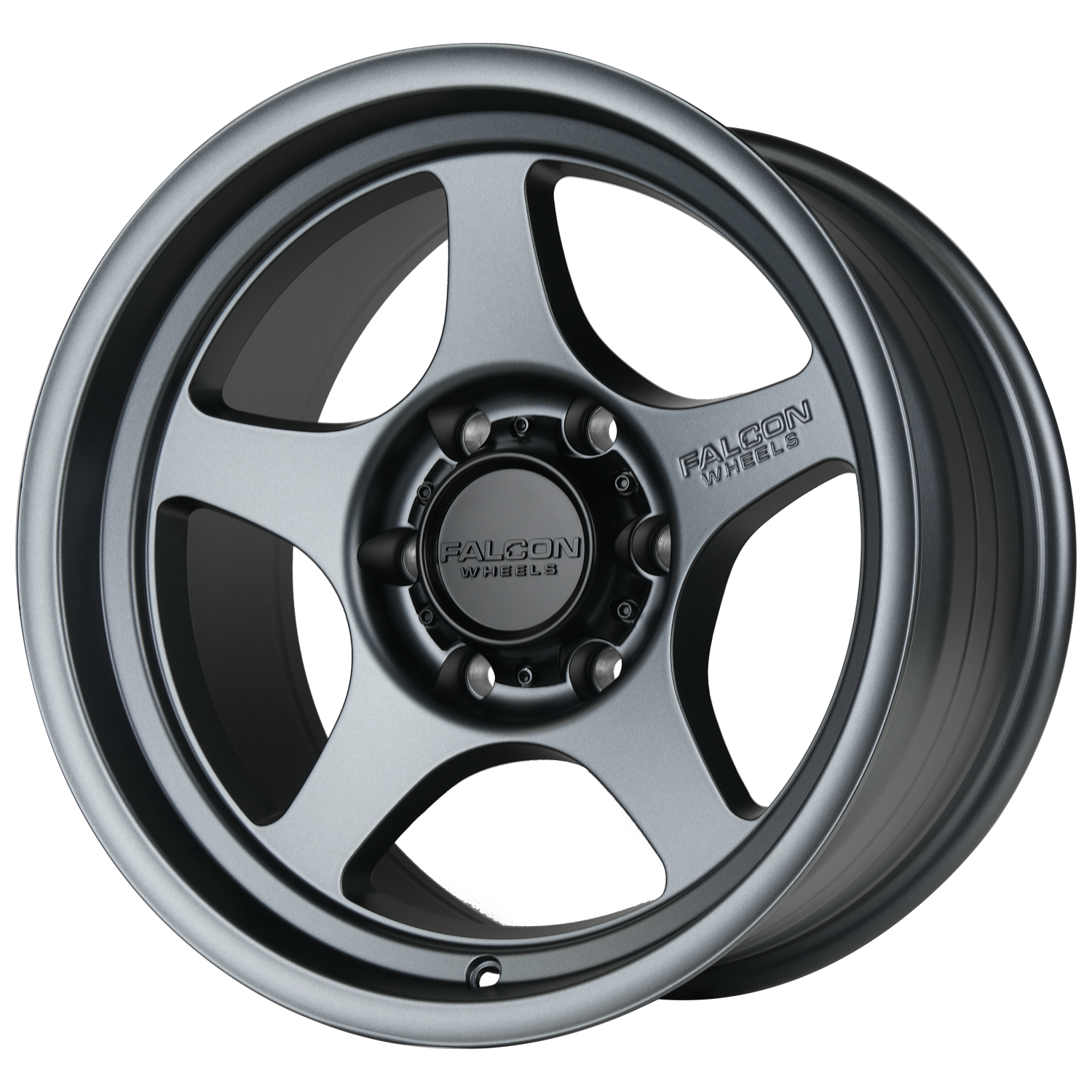 T2 - Matte Gunmetal 17x9 - Premium Wheels from Falcon Off-Road Wheels - Just $270! Shop now at Falcon Off-Road Wheels 