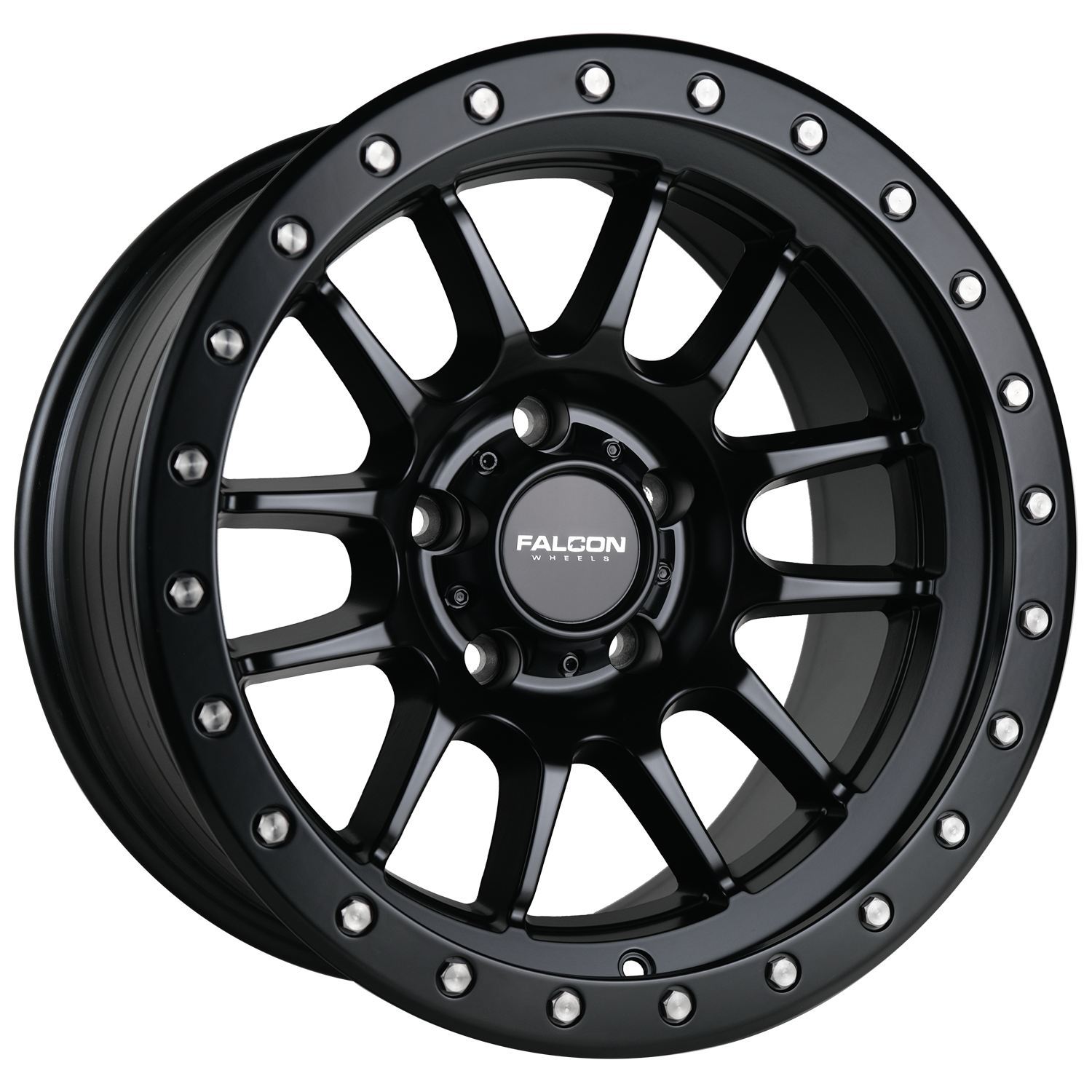 T7 - Matte Black 17x9 - Premium Wheels from Falcon Off-Road Wheels - Just $295! Shop now at Falcon Off-Road Wheels 