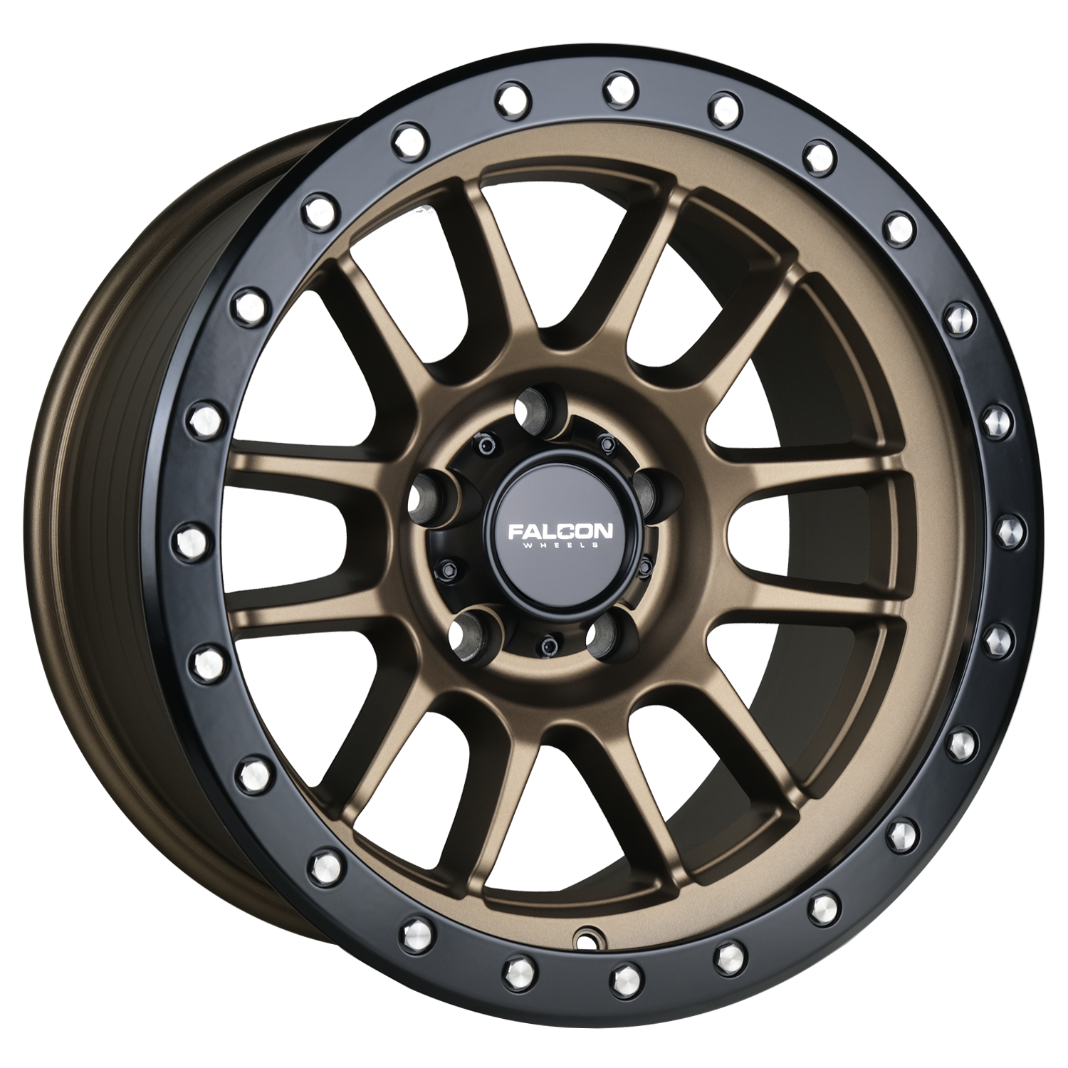 T7 - Matte Bronze 17x9 - Premium Wheels from Falcon Off-Road Wheels - Just $335! Shop now at Falcon Off-Road Wheels 