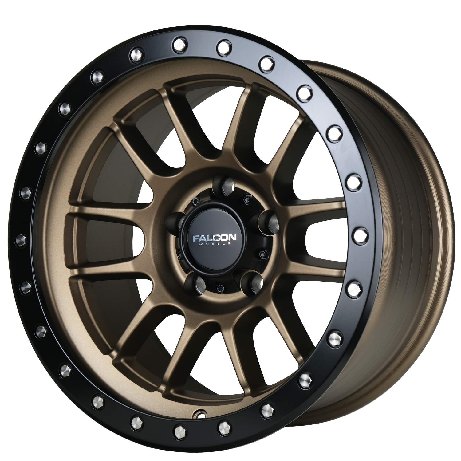 T7 - Matte Bronze 17x9 - Premium Wheels from Falcon Off-Road Wheels - Just $295! Shop now at Falcon Off-Road Wheels 