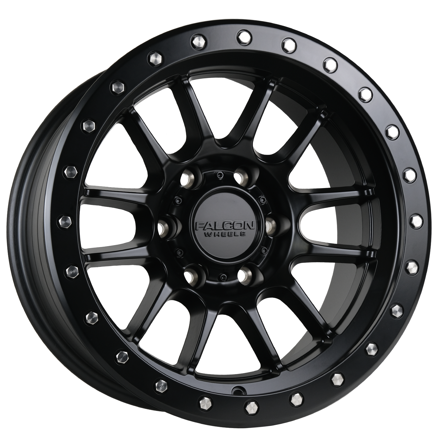 T7 - Matte Black 17x9 - Premium Wheels from Falcon Off-Road Wheels - Just $265.50! Shop now at Falcon Off-Road Wheels 