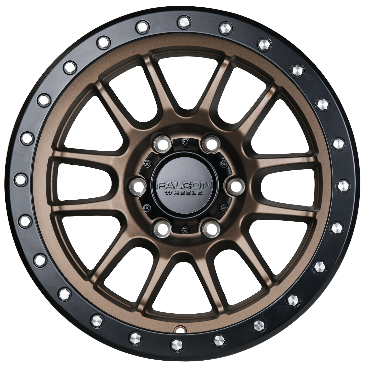 T7 - Matte Bronze 17x9 - Premium Wheels from Falcon Off-Road Wheels - Just $295! Shop now at Falcon Off-Road Wheels 