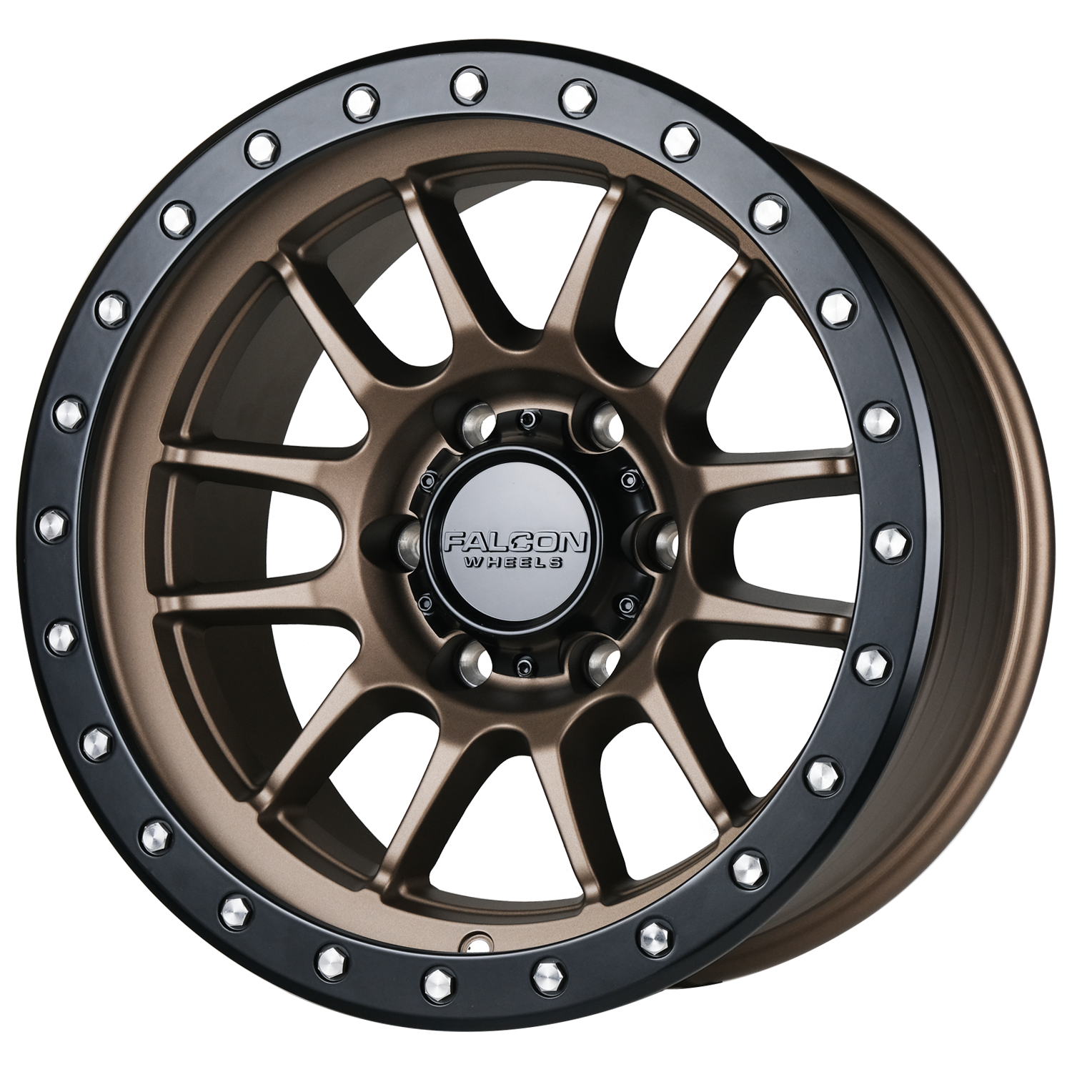 T7 - Matte Bronze 17x9 - Premium Wheels from Falcon Off-Road Wheels - Just $295! Shop now at Falcon Off-Road Wheels 